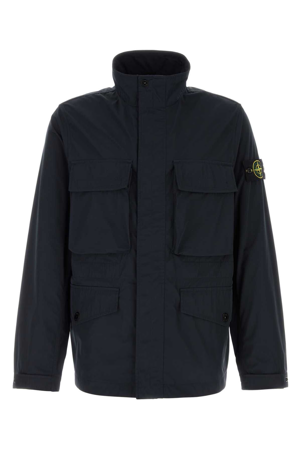Stone Island Midnight Blue Polyester Jacket Size US L / EU 52-54 / 3 - 1 Thumbnail
