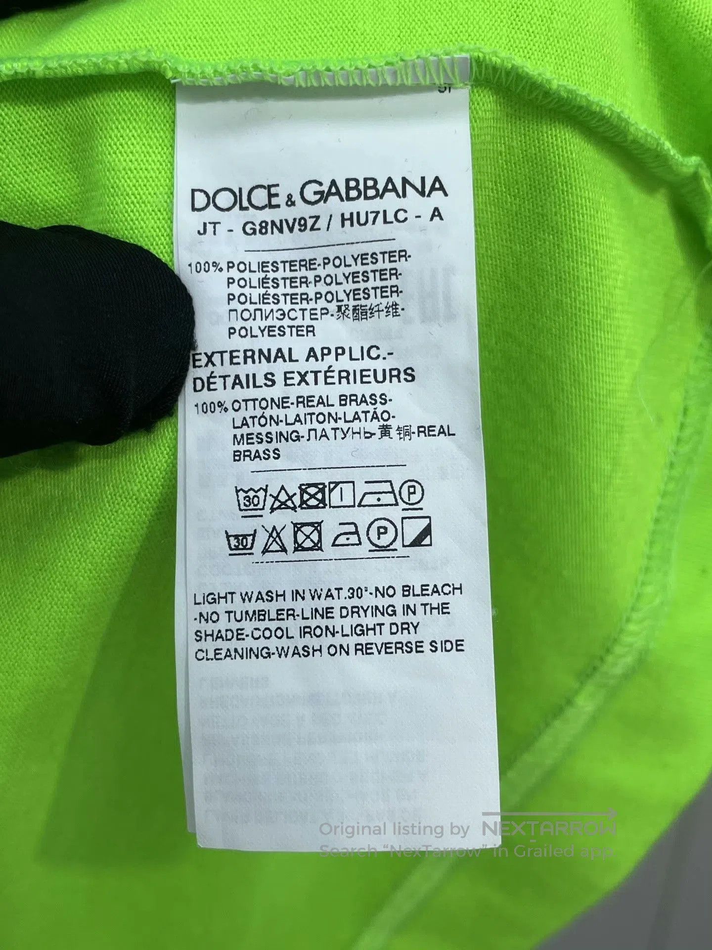 Dolce & Gabbana Dolce&Gabbana Silver Green T. Size US S / EU 44-46 / 1 - 6 Thumbnail