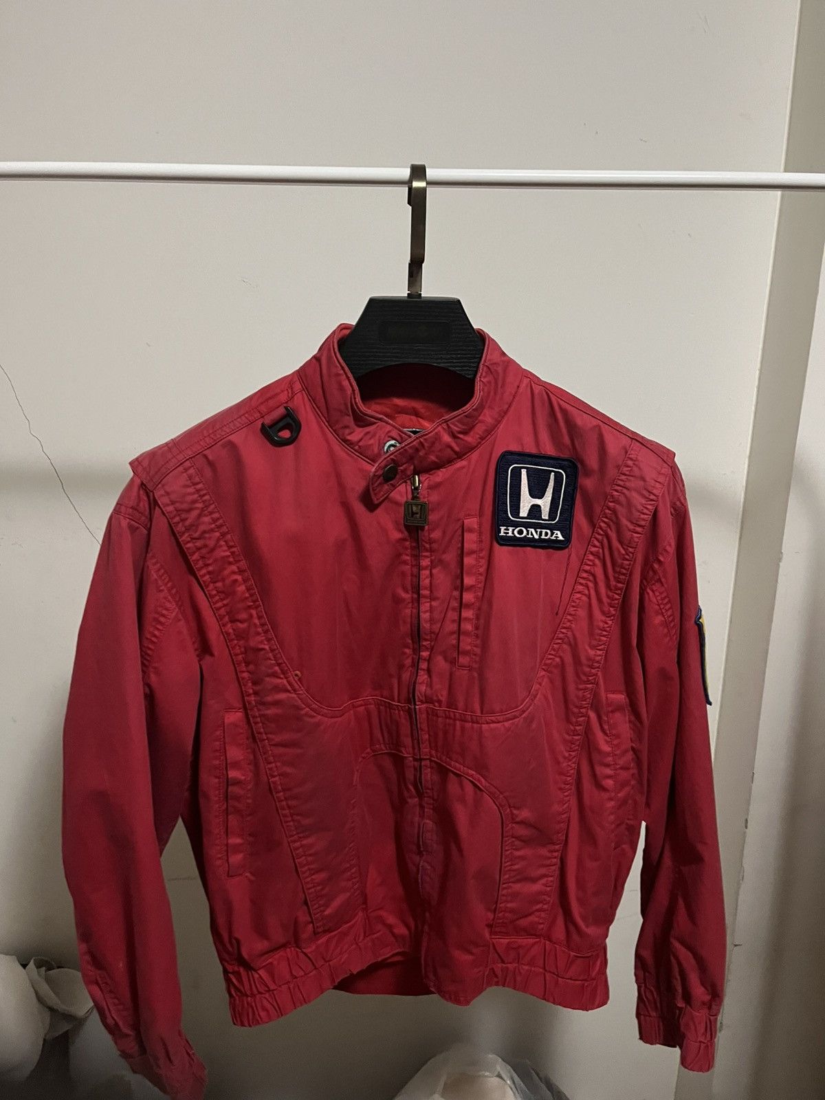 Honda Vintage Honda F1 Racing Jacket (Camel Team Lotus Patch) - L Size US L / EU 52-54 / 3 - 2 Thumbnail