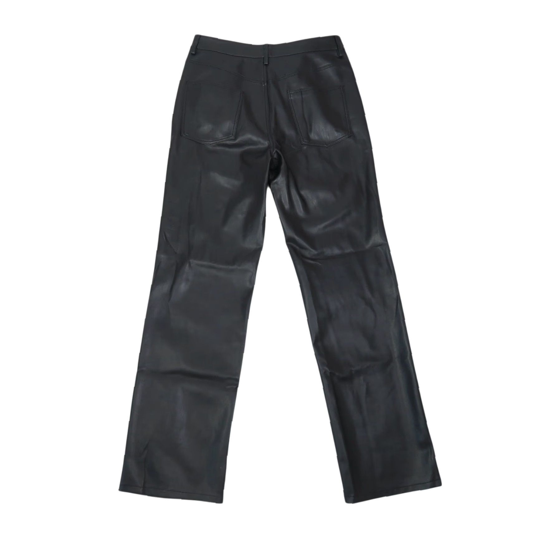 zara black dress pants Zara Women's High Rise Button Accent Center Seam Stretch Dress Pants   Letay Store