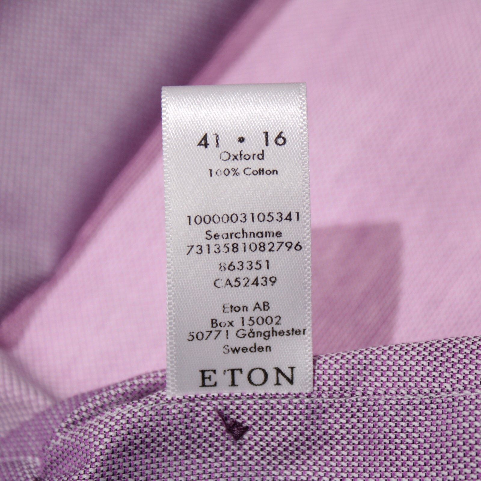 Eton Eton New with tags Shirt Size L US In Purple Size US L / EU 52-54 / 3 - 9 Thumbnail