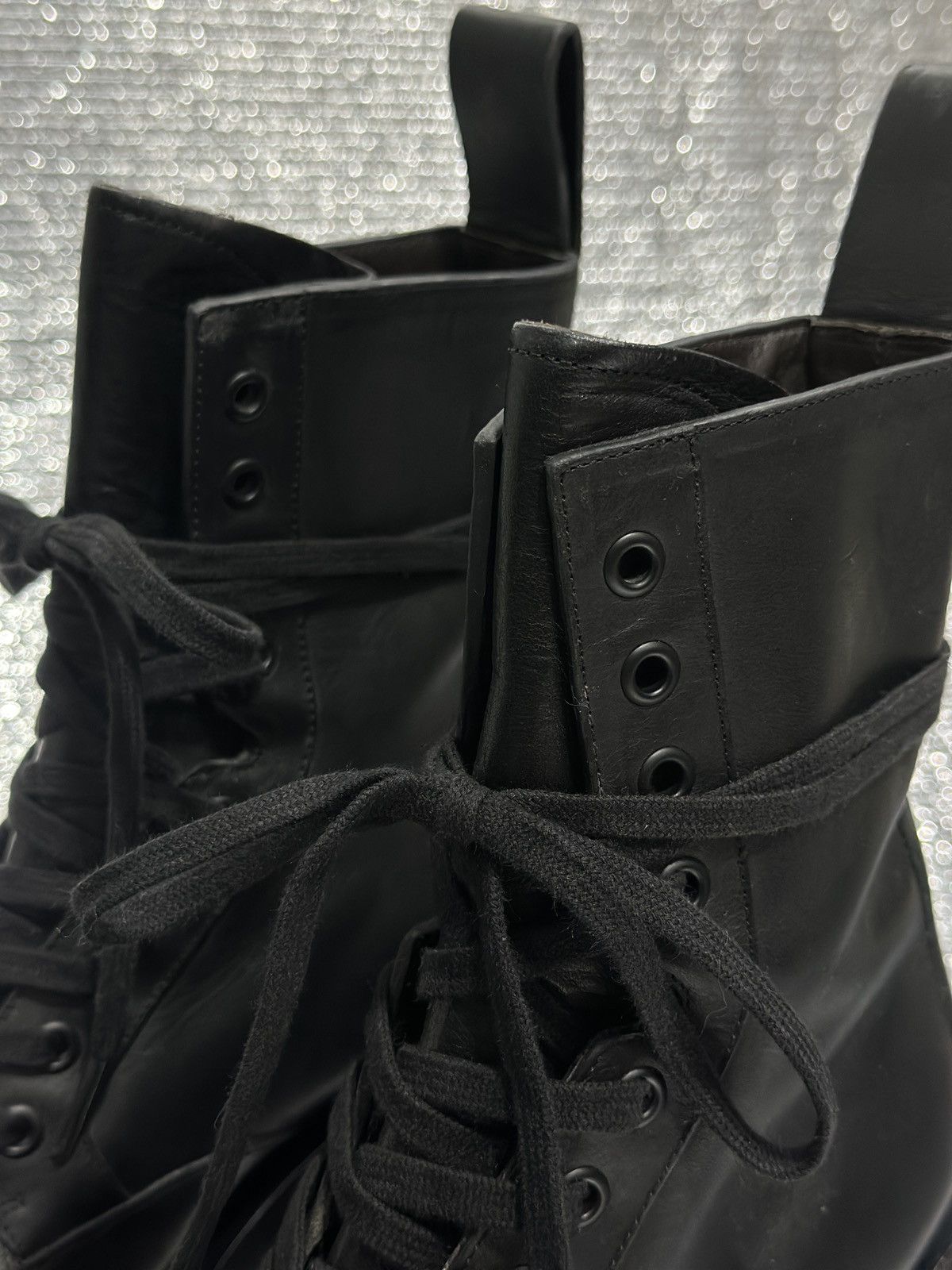 Bottega Veneta Bottega Veneta Lug Lace-Up Ankle Boots Size US 7 / IT 37 - 7 Thumbnail