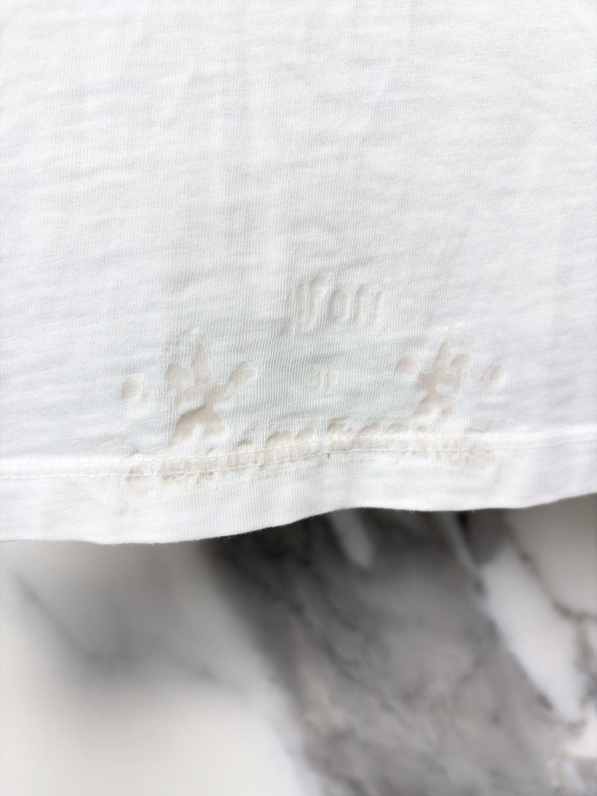 Chrome Hearts Chrome Hearts Vintage Foti Skull Liquid Print Tshirt White Size US S / EU 44-46 / 1 - 4 Thumbnail