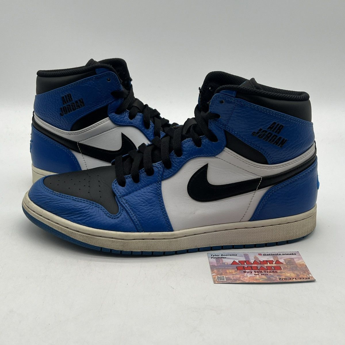 Nike Air Jordan 1 rare air soar blue Size US 11.5 / EU 44-45 - 1 Thumbnail