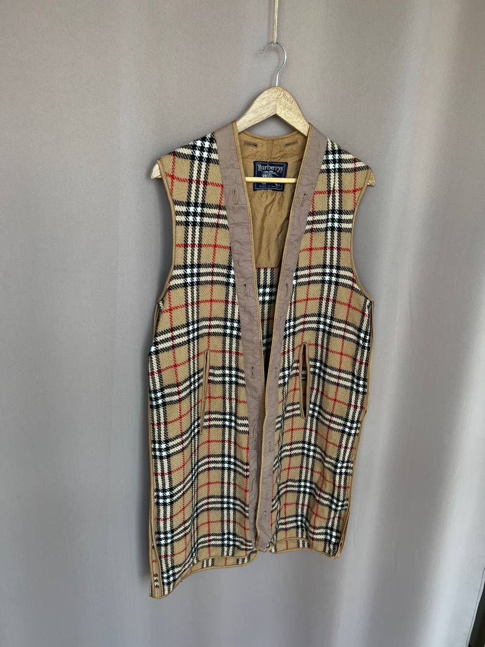 Burberry Burberrys Trench Coat Inner Lining 100% Wool Vintage Size L Size L / US 10 / IT 46 - 5 Thumbnail
