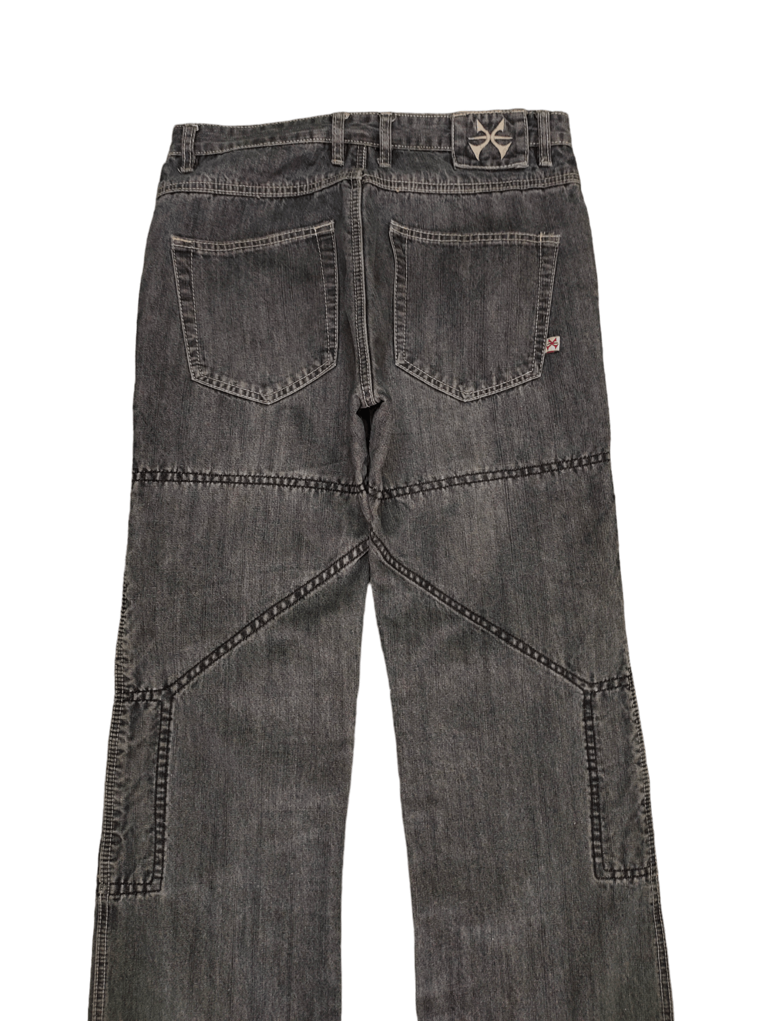 JNCO Loose Jeans Hornee Kevlar Wide Leg Streetwear Y2k Size US 31 - 2 Thumbnail