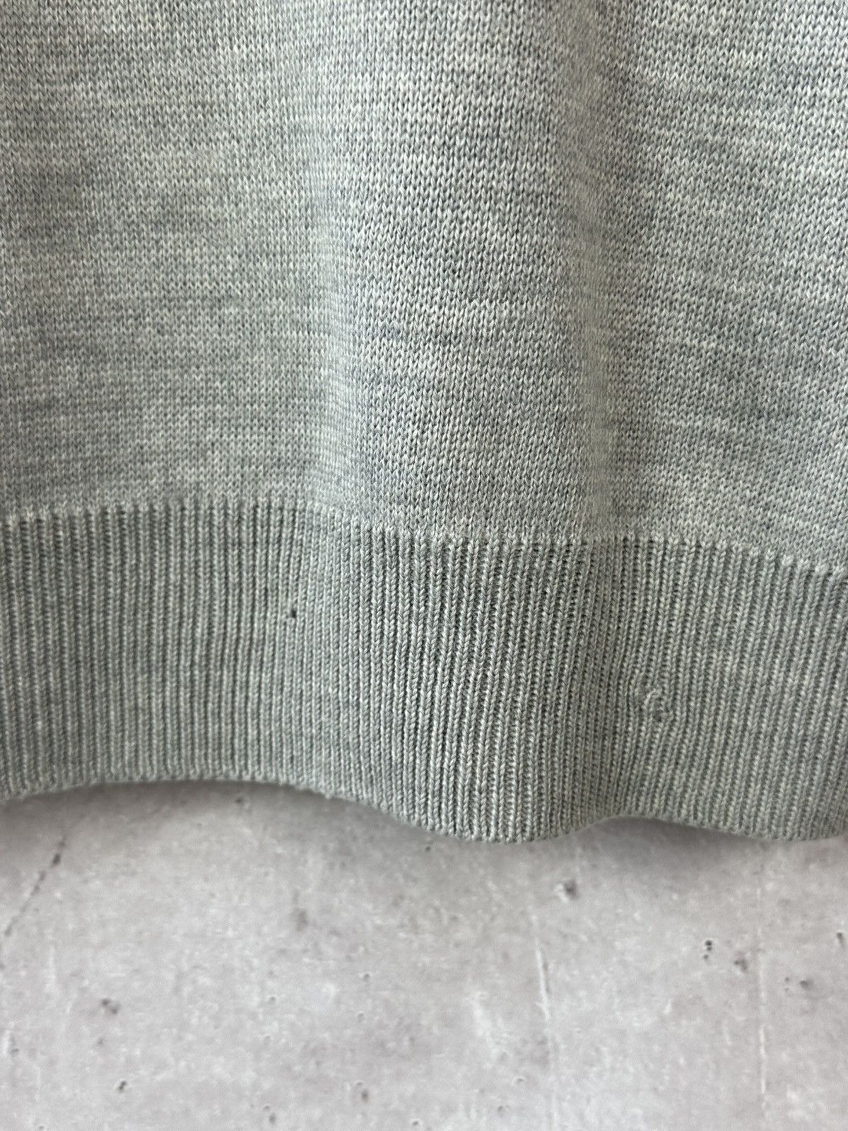 Lacoste Lacoste 90s Vintage Wool Knit Grey Crew Neck Sweater Size US M / EU 48-50 / 2 - 7 Thumbnail