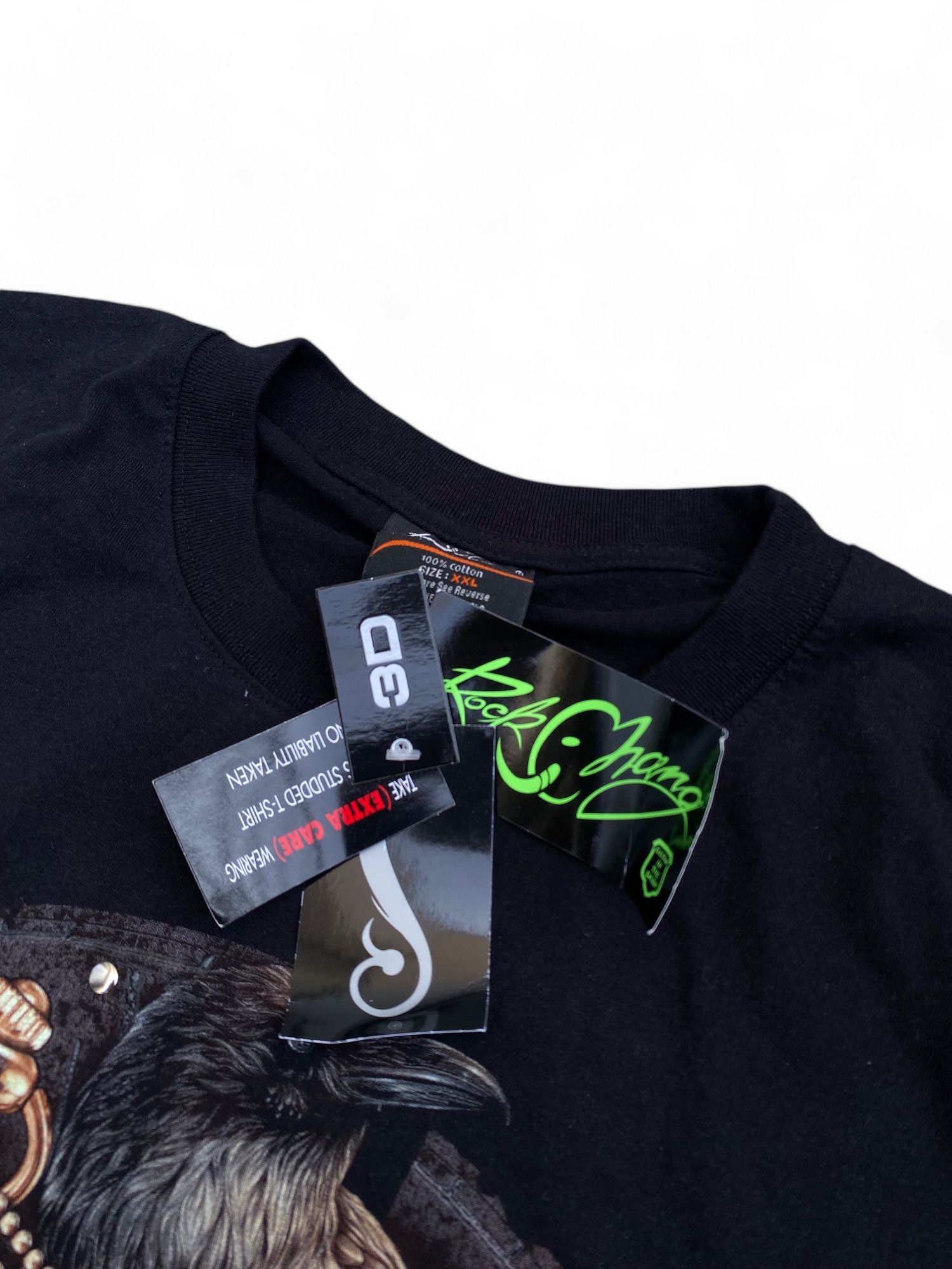 Affliction Rock Chang Skull Crow Tee Glow in the dark Size US XXL / EU 58 / 5 - 8 Thumbnail