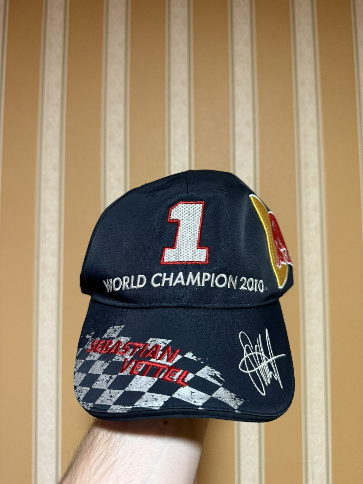 Red Bull Sebastian Vettel Red Bull Racing Cap 2010 World Champion Size ONE SIZE - 1 Thumbnail