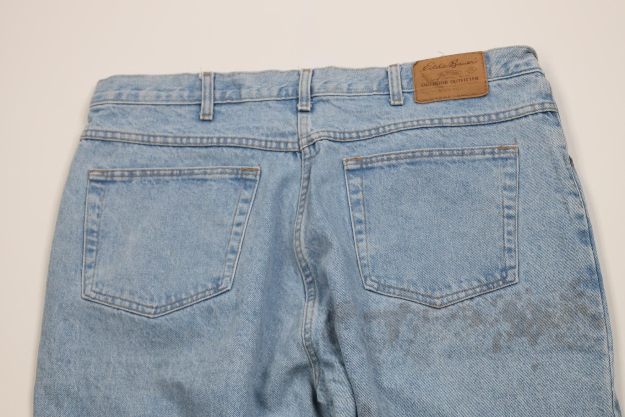 Eddie Bauer Vintage 90s Eddie Bauer Baggy Fit Tapered Leg Jeans Blue Size US 40 / EU 56 - 10 Thumbnail