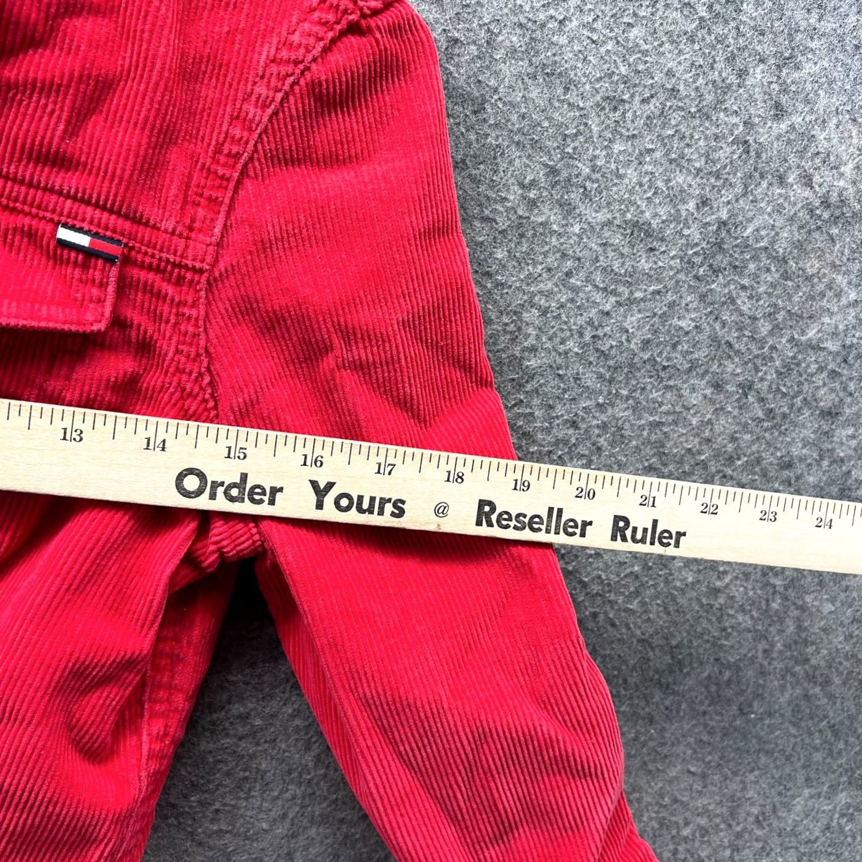 Tommy Hilfiger VINTAGE Tommy Hilfiger Jacket Women Medium Pink Corduroy Cotton Button Down 90s Pink Womens Jacket Size M / US 6-8 / IT 42-44 - 5 Thumbnail