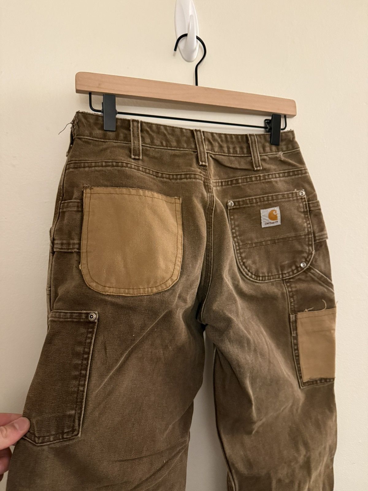 Carhartt Vintage Thrashed Faded Carhartt Double Knee Denim 4gseller Size US 28 / EU 44 - 5 Thumbnail