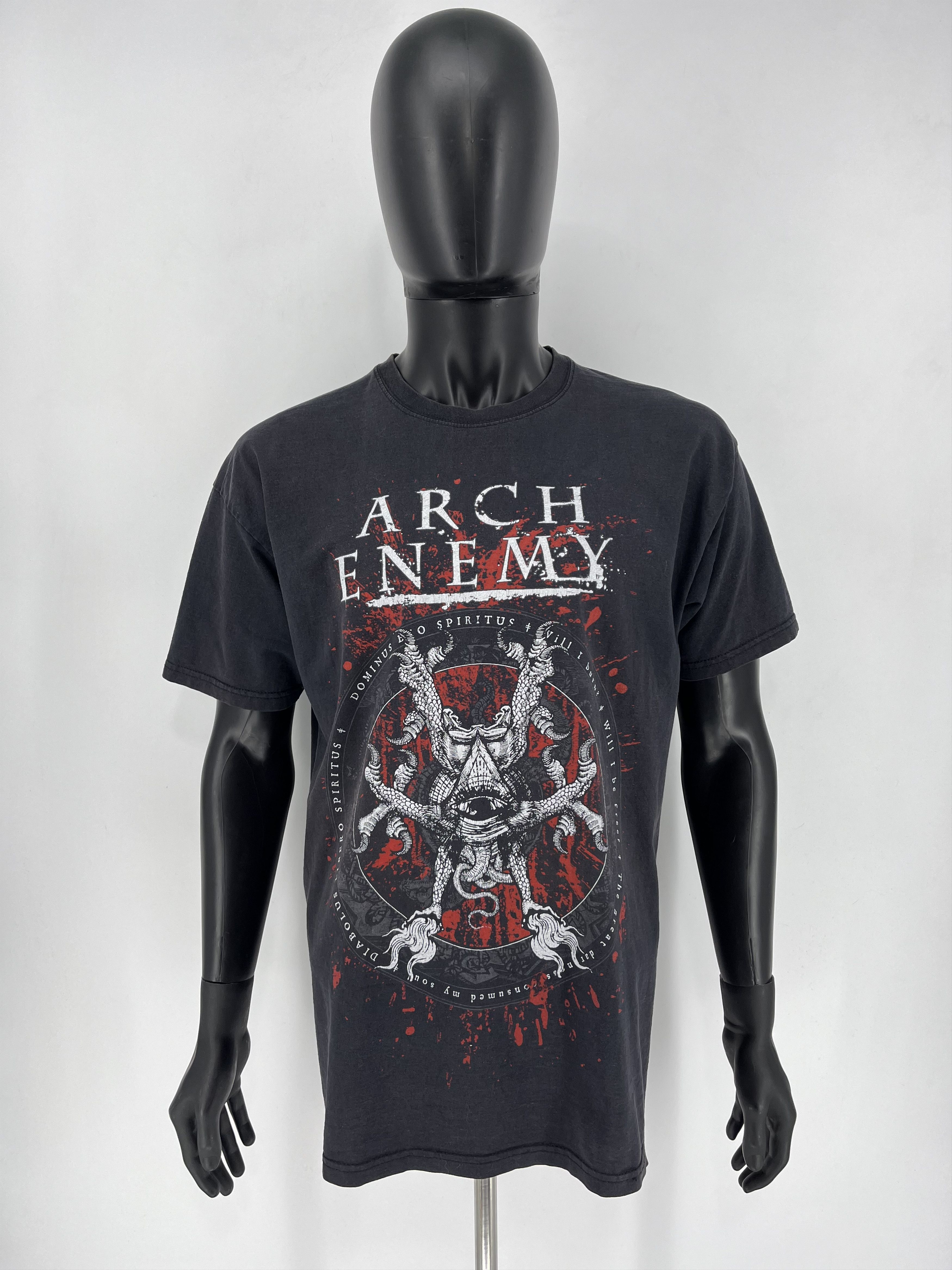 Band Tees Vintage Y2K Arch Enemy Band Rock Skeleton Skull Tee Size US XL / EU 56 / 4 - 2 Thumbnail