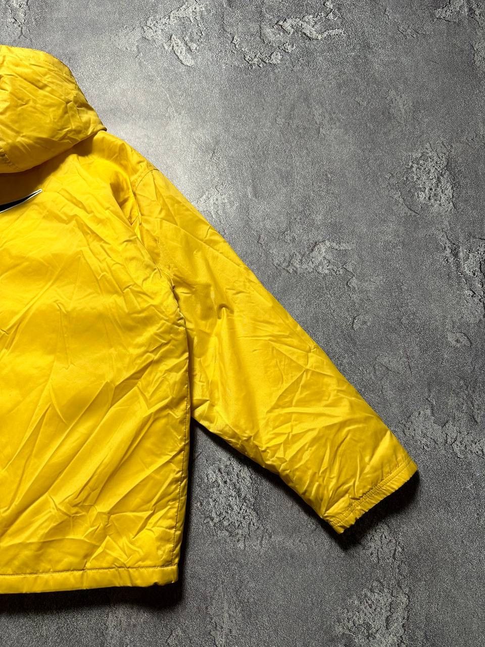 Nike × Vintage Nike Vintage Yellow Big logo Jacket Size US XL / EU 56 / 4 - 4 Thumbnail