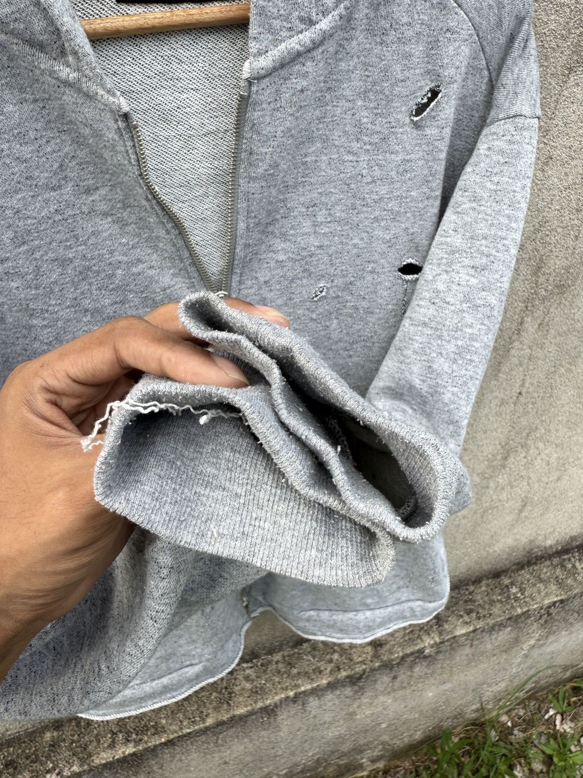 If Six Was Nine Zara Distressed Hoodie Inspired by If Six Was Nine Size US L / EU 52-54 / 3 - 11 Thumbnail