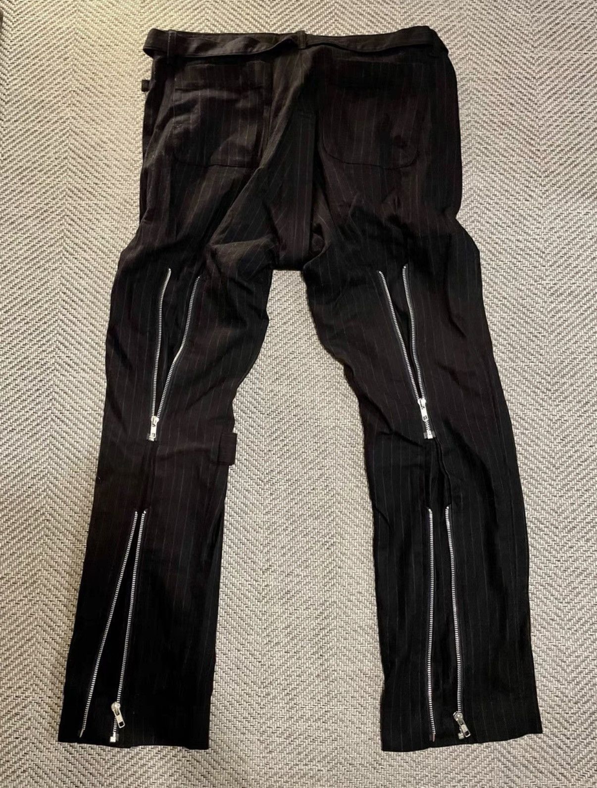 PHINGERIN Phingerin Multi-Zip Strap Trousers with Built-in Belt K24 Size US 38 / EU 54 - 1 Thumbnail