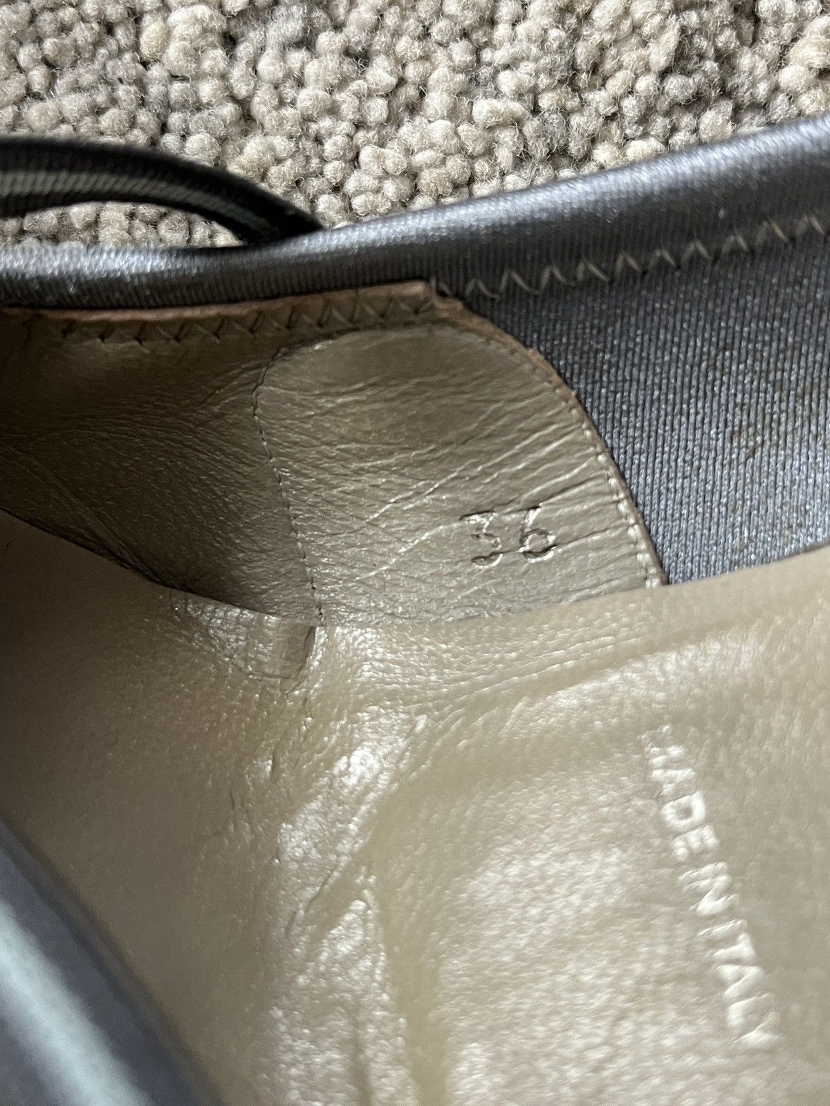 Prada Prada S/S2000 patent gold heels Size US 6 / IT 36 - 8 Thumbnail