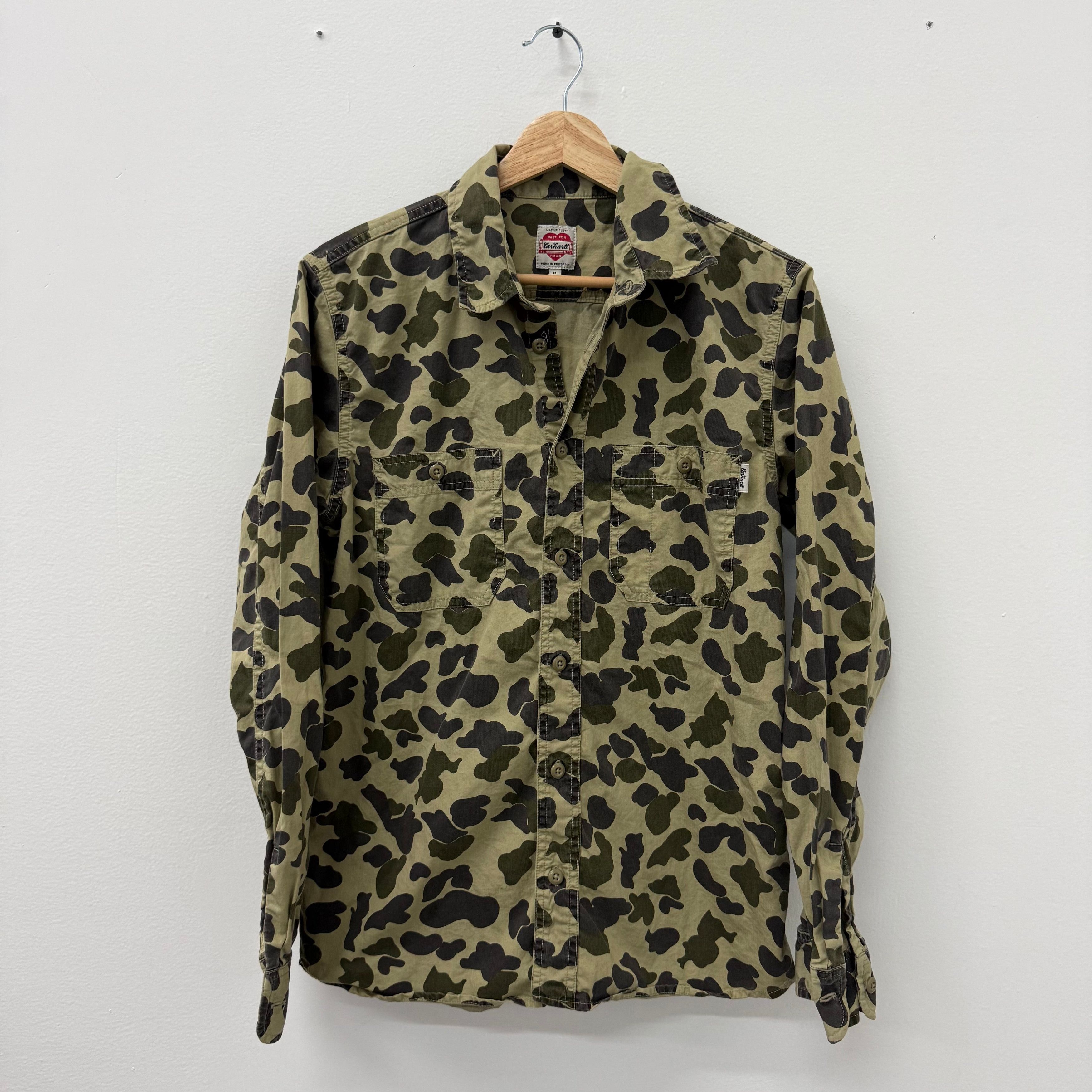 Carhartt Wip Carhartt WIP Camo Button Shirt - Size M Size US M / EU 48-50 / 2 - 1 Thumbnail