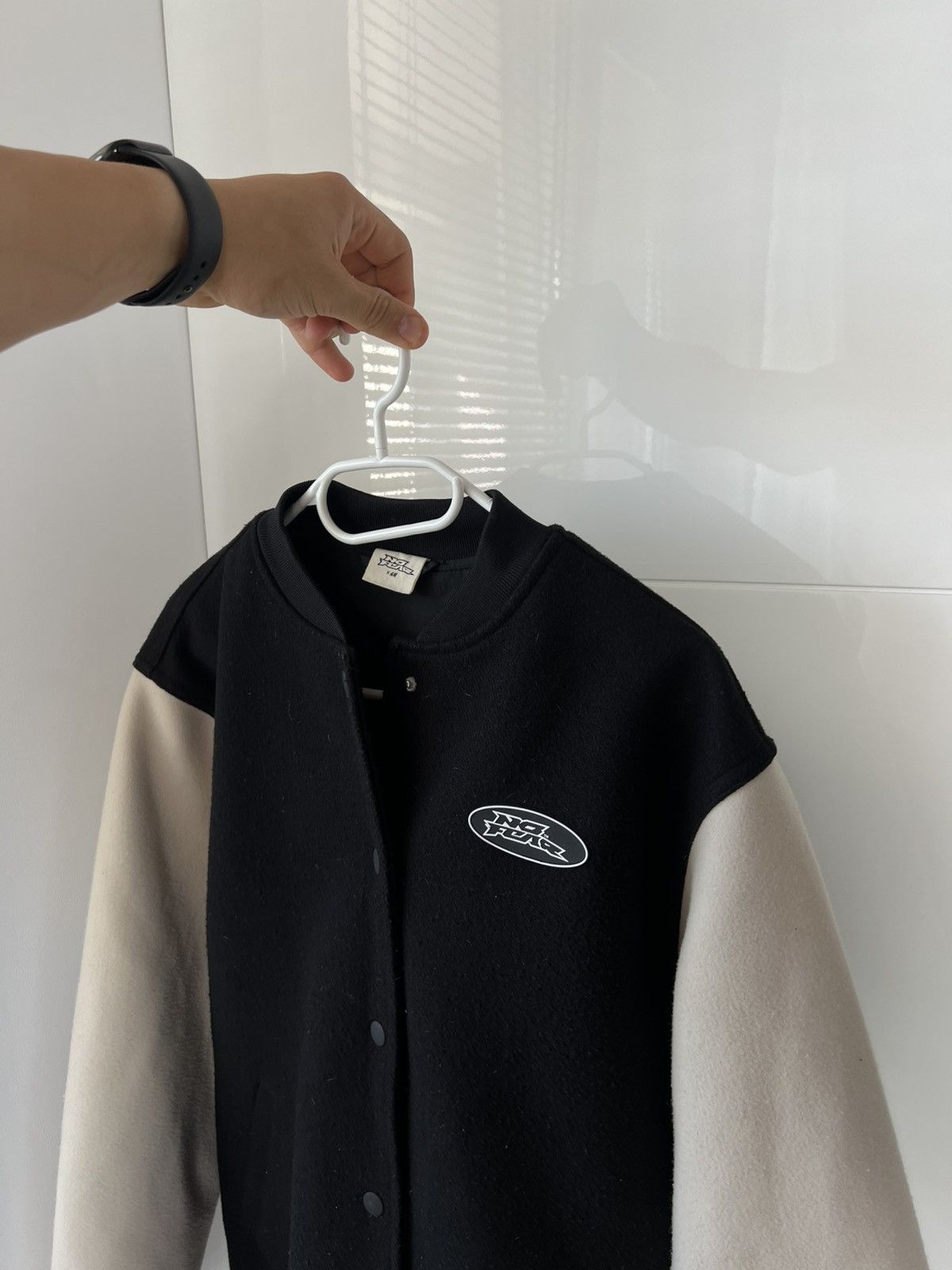No Fear ‼️Teddy Fleece No Fear x H&M Big Logo Avant Garde Y2K Bomber Size US M / EU 48-50 / 2 - 4 Thumbnail