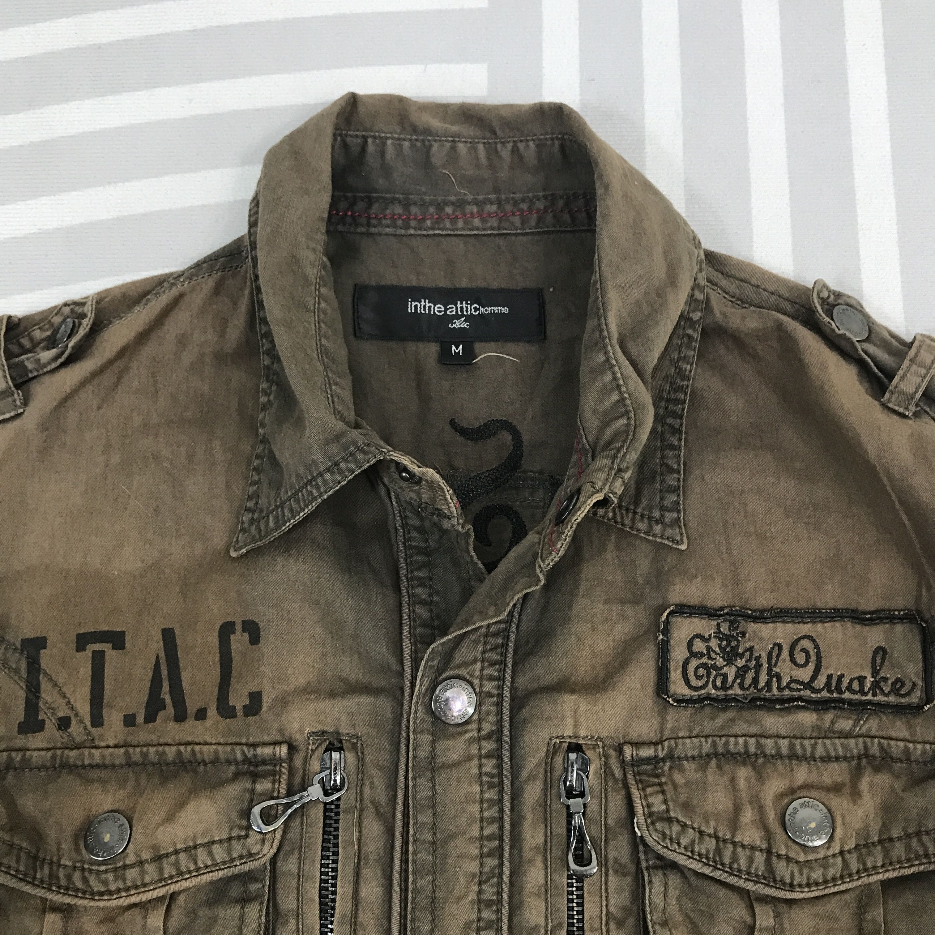 In The Attic × Japanese Brand × Vintage Vintage In The attic Rusty design snap Button Shirt Size US M / EU 48-50 / 2 - 8 Thumbnail