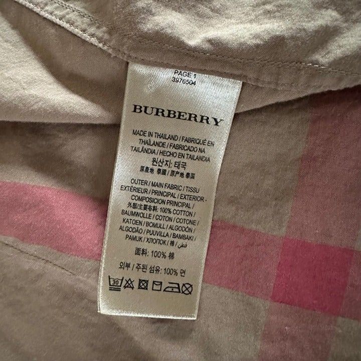 Burberry Burberry Brit Check Cotton Shirt Women's Size XS Authentic L Size XS / US 0-2 / IT 36-38 - 4 Thumbnail