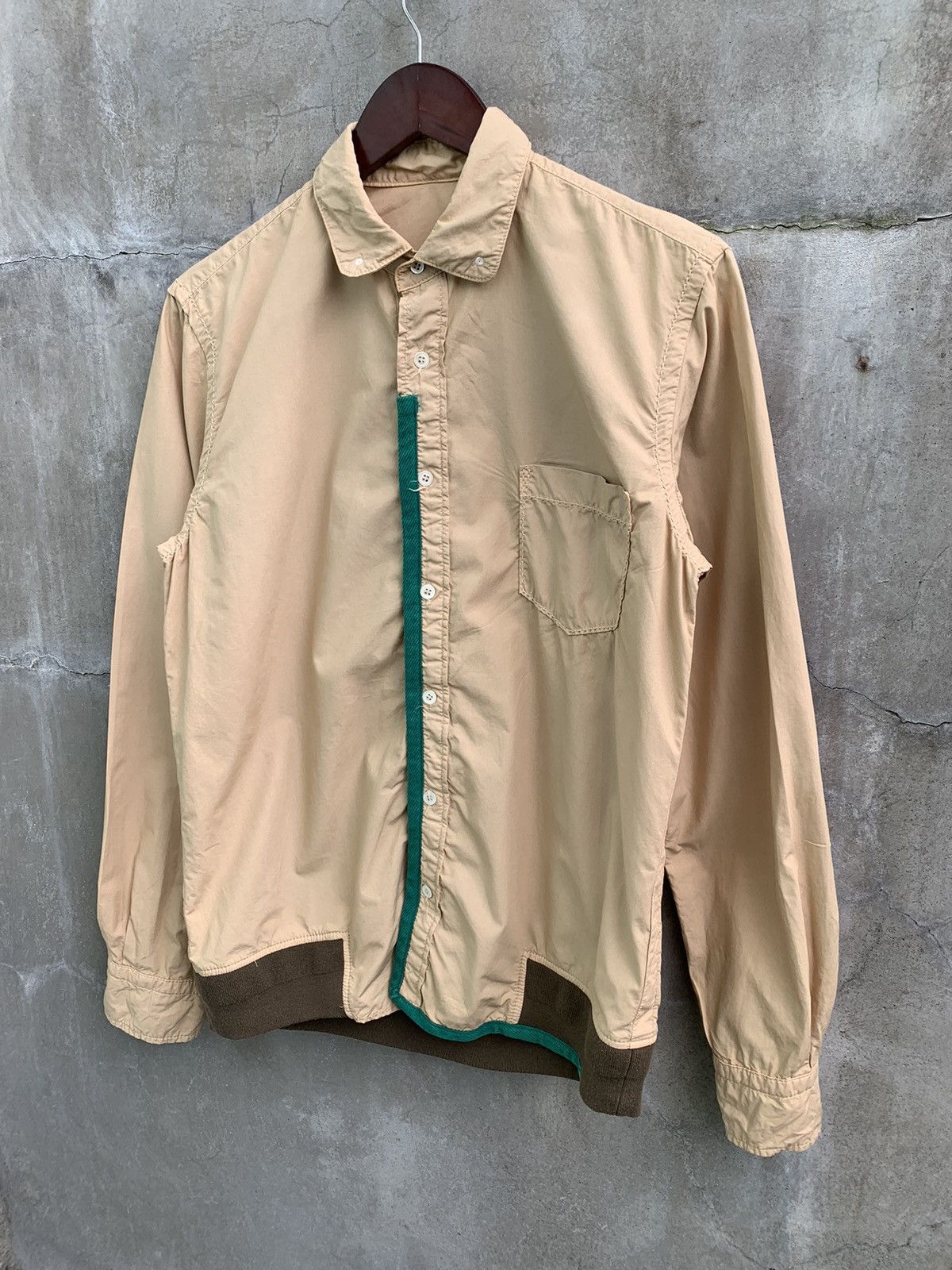 Sacai Reconstructed Button Up Shirt Size US S / EU 44-46 / 1 - 3 Thumbnail