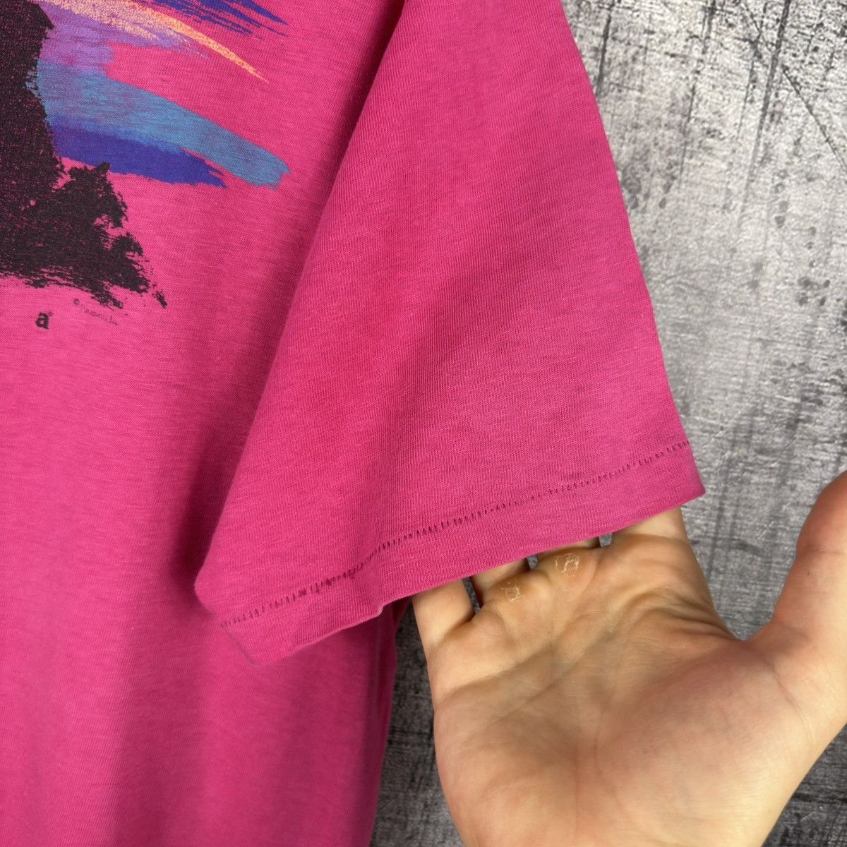 Patagonia RARE 1980s Patagonia Hanes Paintbrush Logo T-Shirt Tee old Size US L / EU 52-54 / 3 - 3 Thumbnail