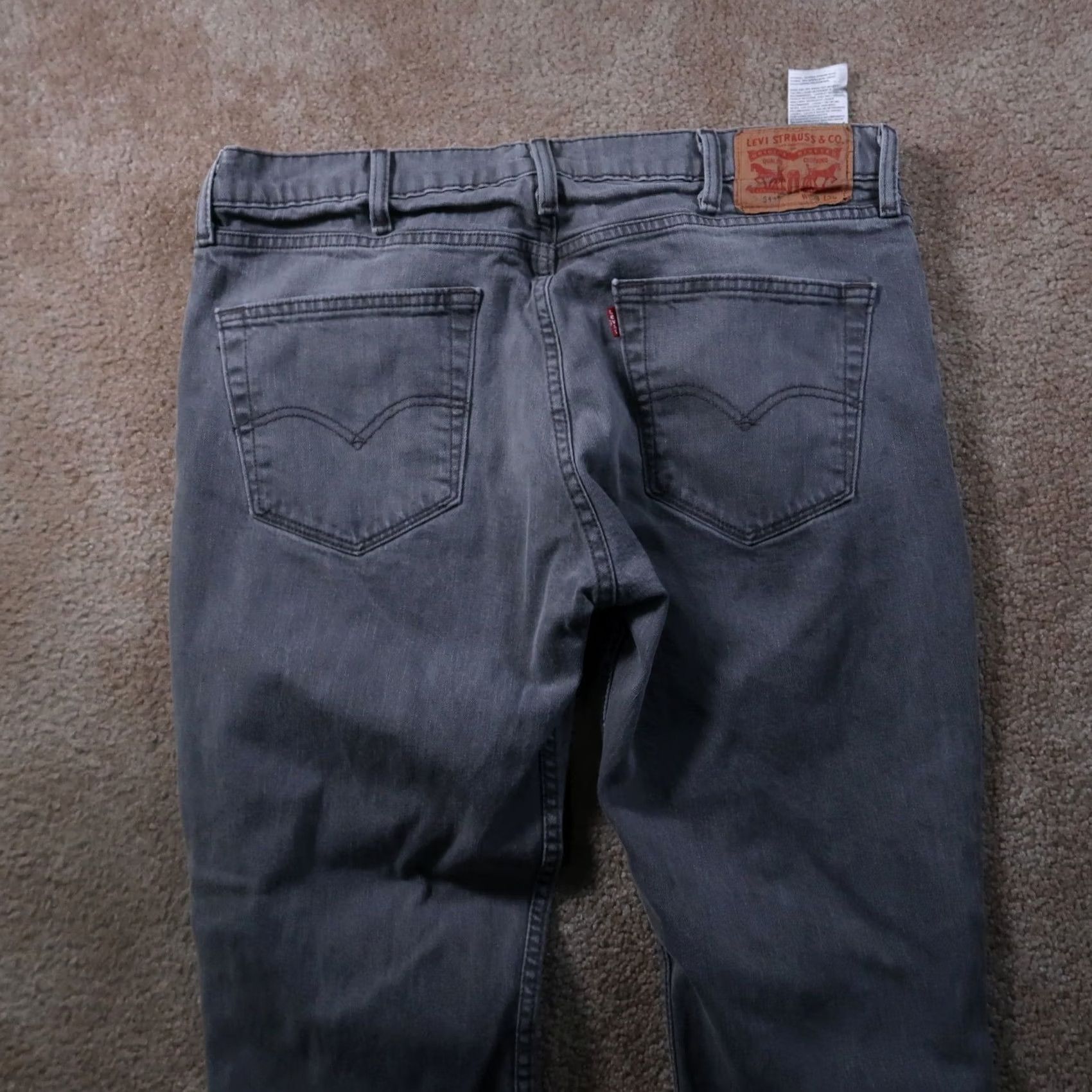 Levi's Levi's 511 Slim Straight Jeans Men's 38x30 Gray Denim Stretch Slim Fit Casual Pants Regular Rise Ultimate 5-Pocket Mens Size US 38 / EU 54 - 3 Thumbnail