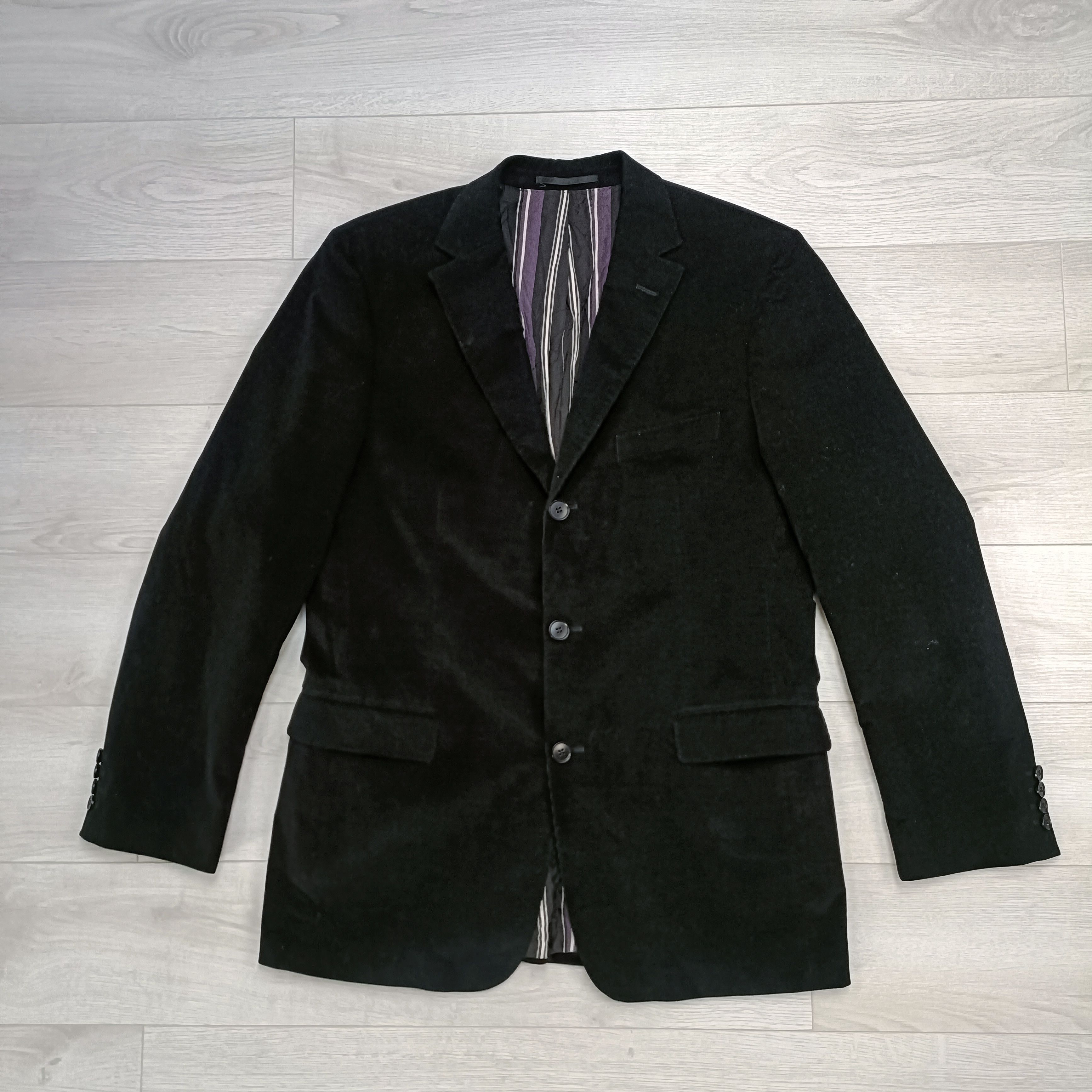 Hugo Boss Men's Black Cotton Sport Jacket Blazer ! size 52 Size US L / EU 52-54 / 3 - 2 Thumbnail