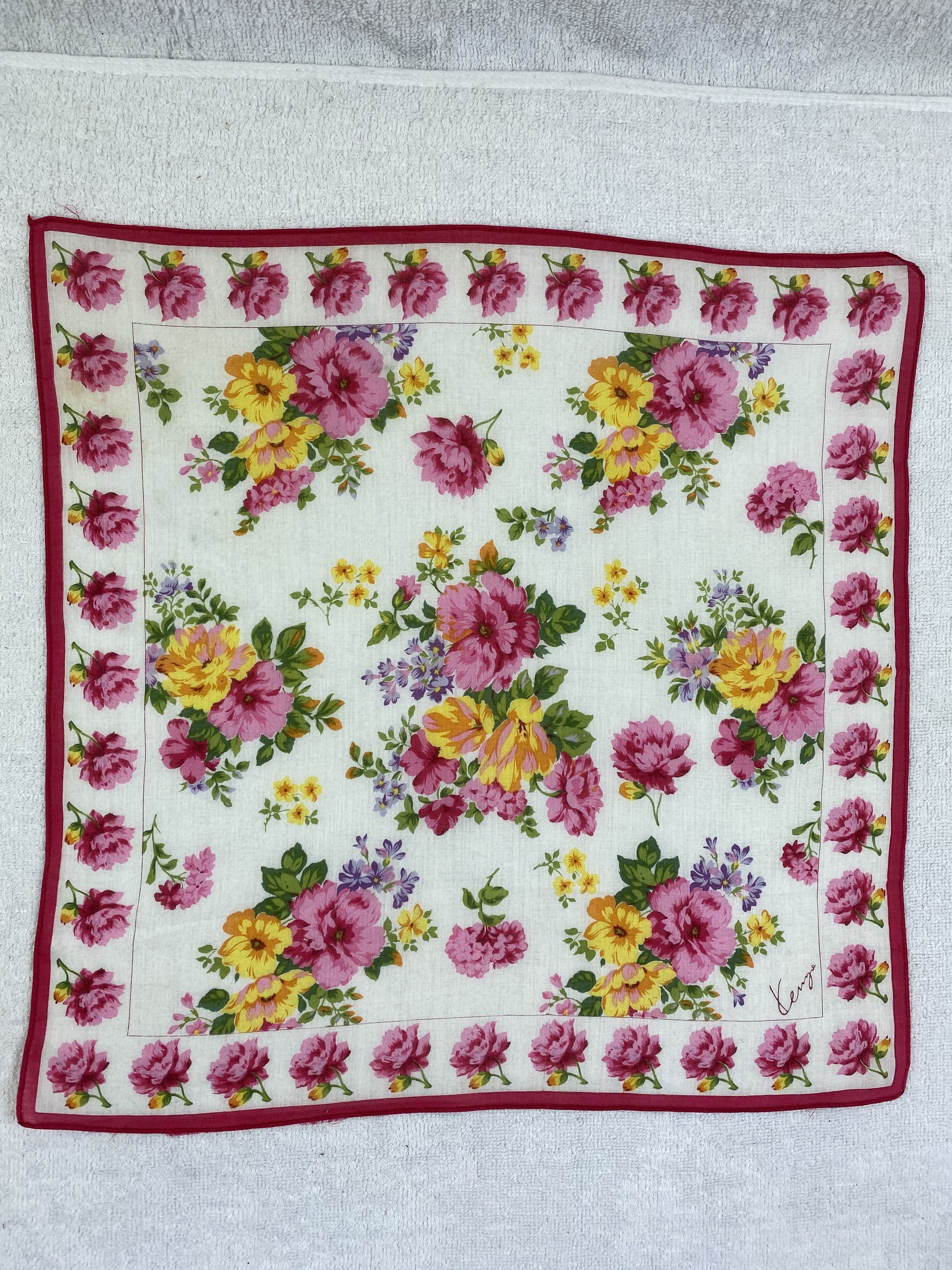 Kenzo × Vintage Kenzo Handkerchief / Bandana / Neckerchief Size ONE SIZE - 3 Thumbnail