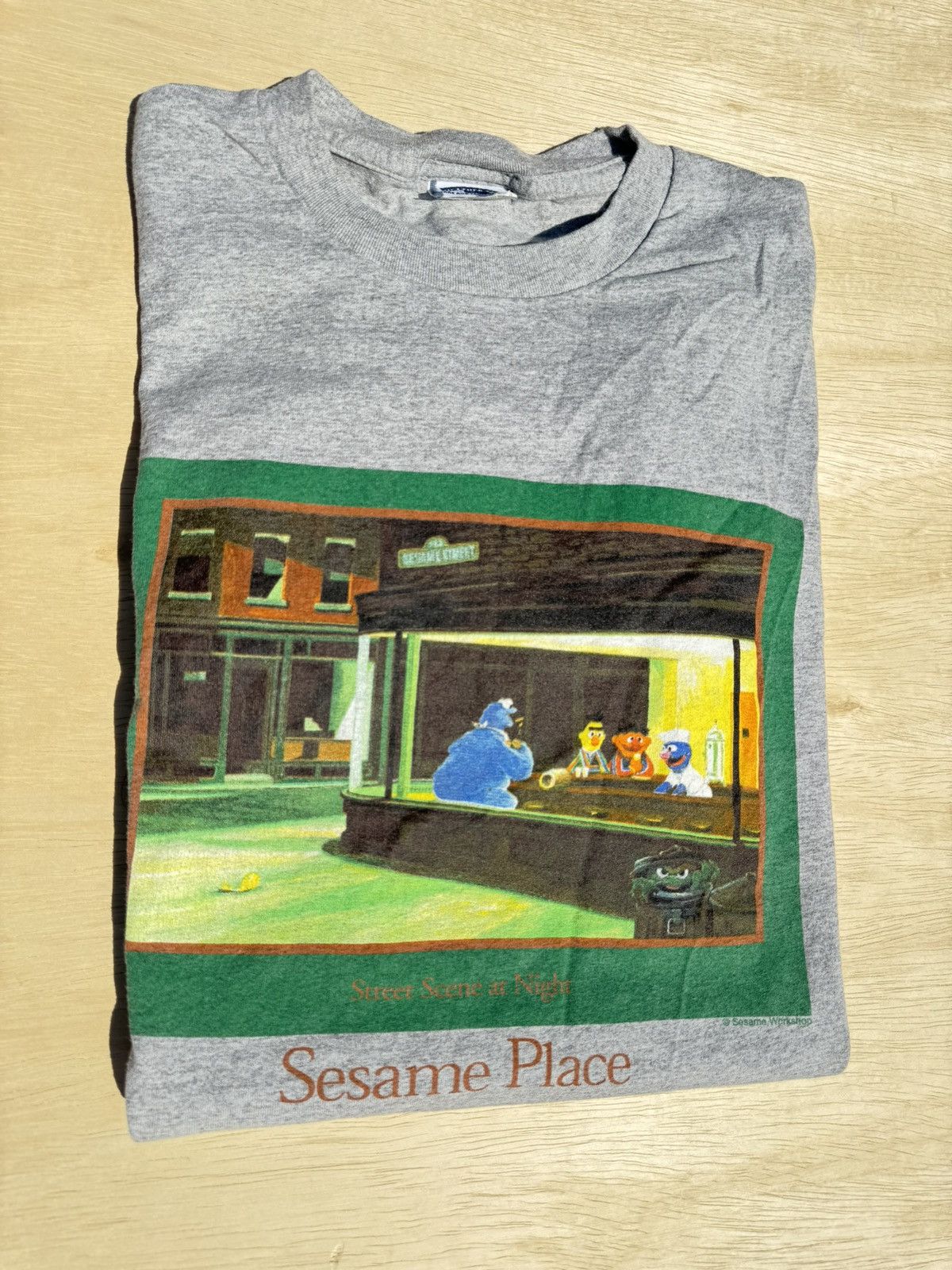 Vintage Vintage Sesame Street 90’s Lee Parody Humor Supreme T-Shirt Size US L / EU 52-54 / 3 - 8 Thumbnail