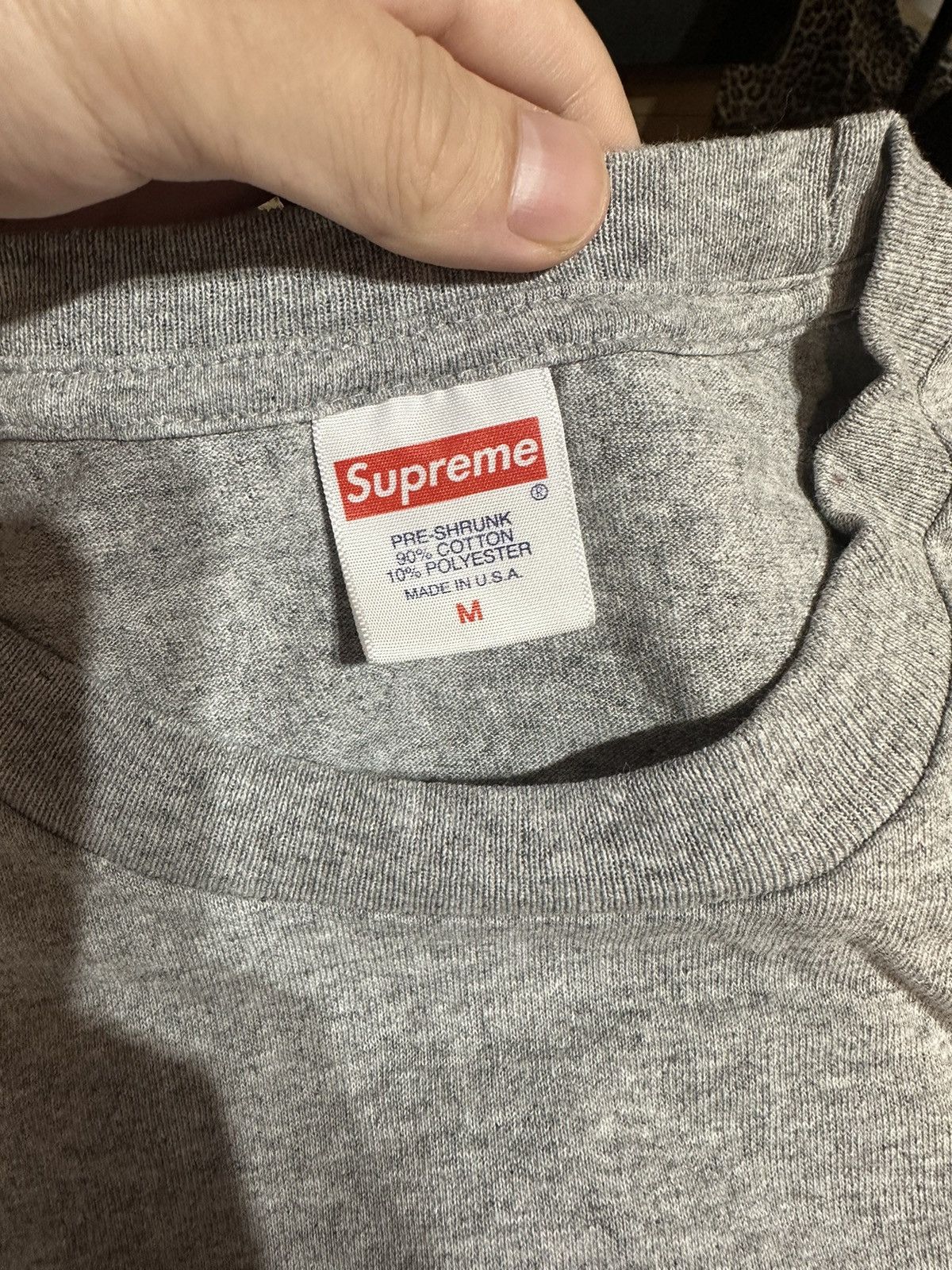 Supreme Supreme Life Tee Grey FW19 Size US M / EU 48-50 / 2 - 3 Thumbnail