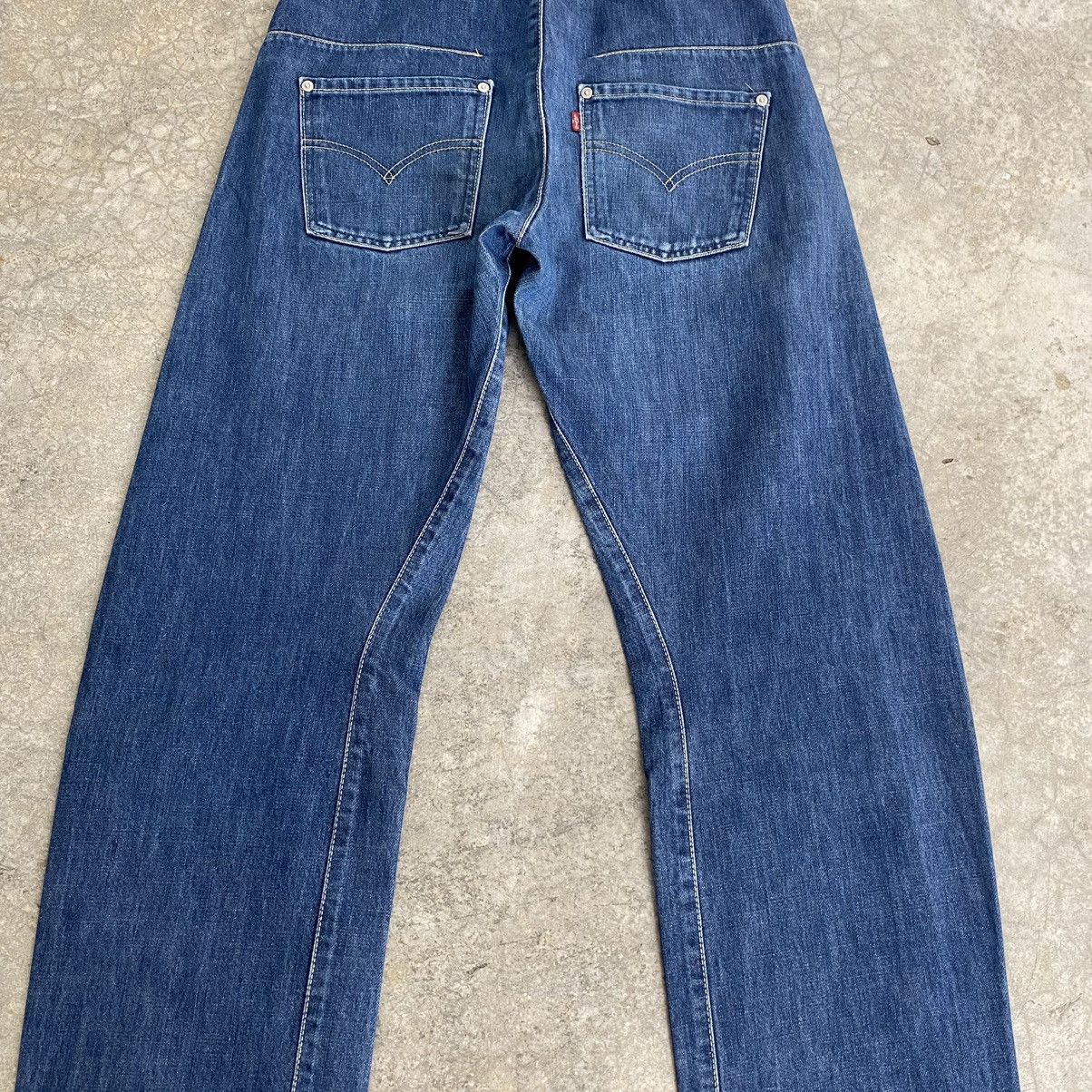 Levi's Vintage Levis Engineered Takuya Kimura Relaxed Denim Jeans Size US 30 / EU 46 - 10 Thumbnail