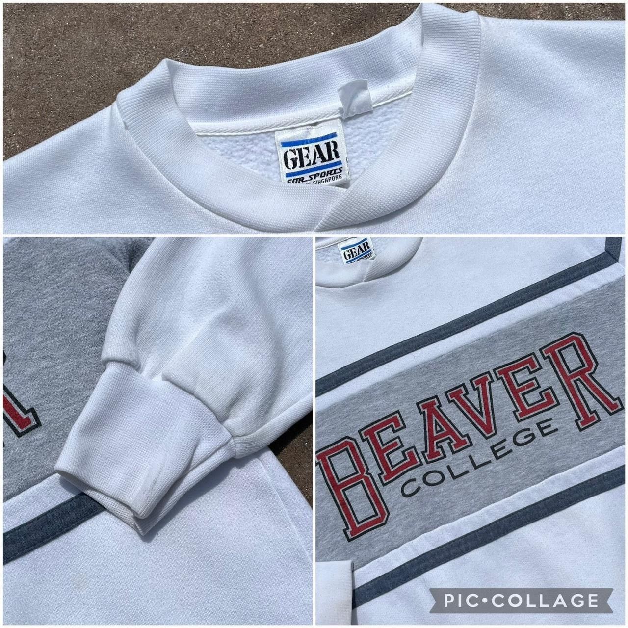 Gear for Sports × Vintage Vintage Gear for Sports Beaver College University Sweatshirt Size US L / EU 52-54 / 3 - 3 Thumbnail