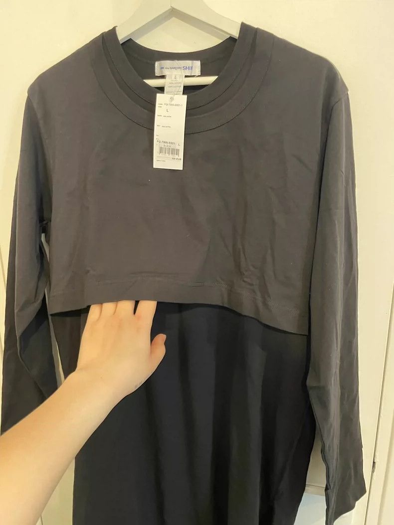 Comme des Garcons Comme Des Garcons Fake two long dresses Nextarrow-2505 Size L / US 10 / IT 46 - 4 Thumbnail