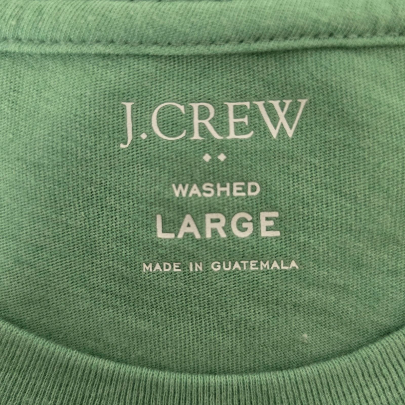 J.Crew J. Crew Washed Jersey Tee Tshirt L Short Sleeve Crew neck Size US L / EU 52-54 / 3 - 9 Thumbnail