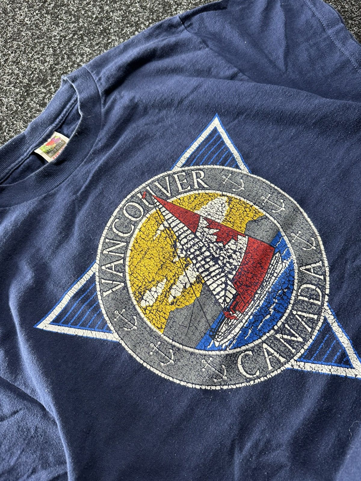Vintage 🚨 VINTAGE VANCOUVER CANADA BIG LOGO T -shirt rare archive Size US M / EU 48-50 / 2 - 4 Thumbnail