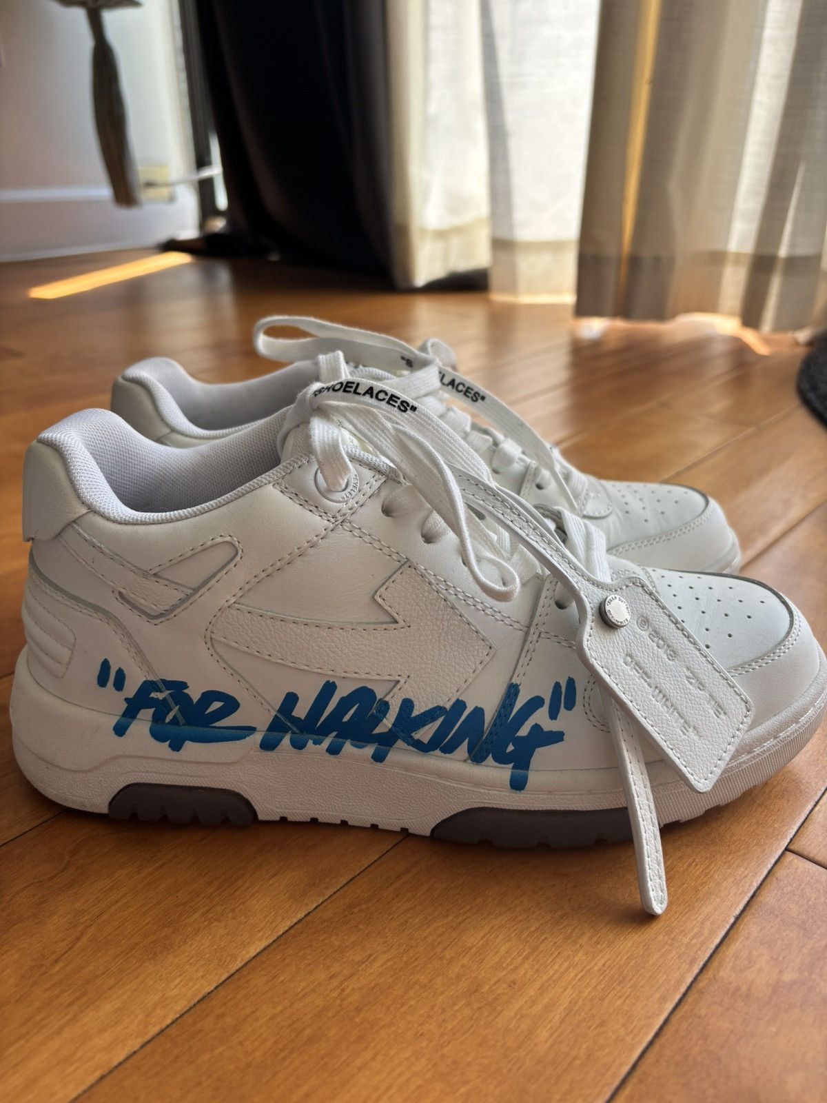 Off-White Off-White Out Of Office “For Walking” Sneaker Size US 8.5 / IT 38.5 - 1 Thumbnail