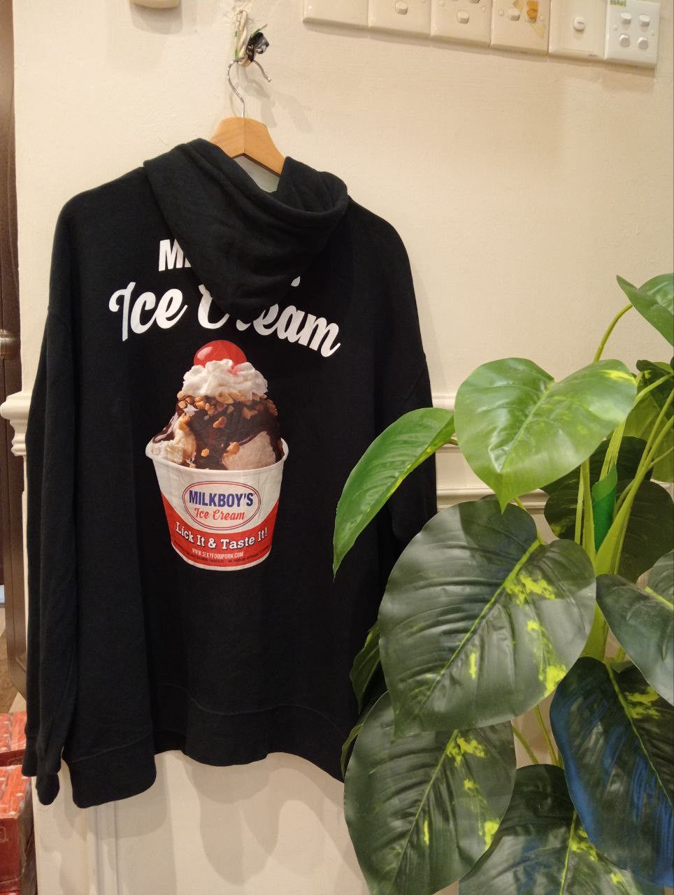 Japanese Brand JAPANESE MILKBOY ICE CREAM OVERSIZED HOODIE Size US XL / EU 56 / 4 - 1 Thumbnail