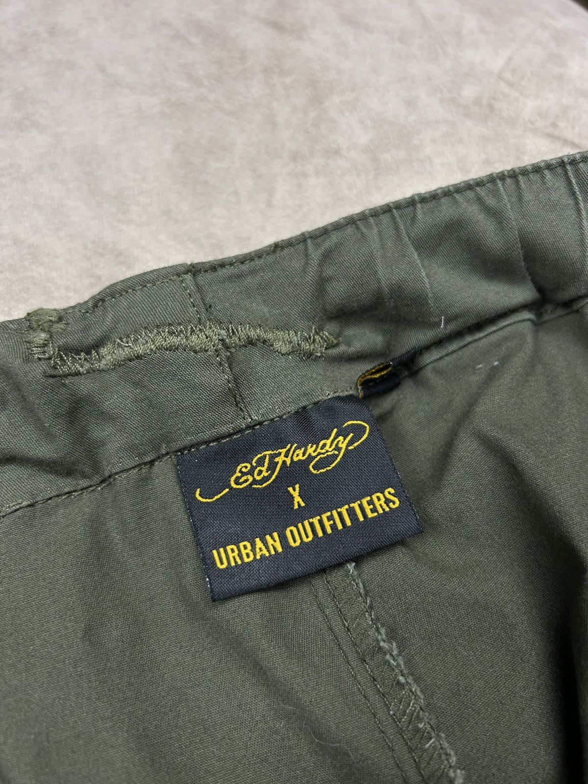Ed Hardy CRAZY Ed hardy Cargo Pants Baggy joggers big Logo Size US 31 - 11 Thumbnail