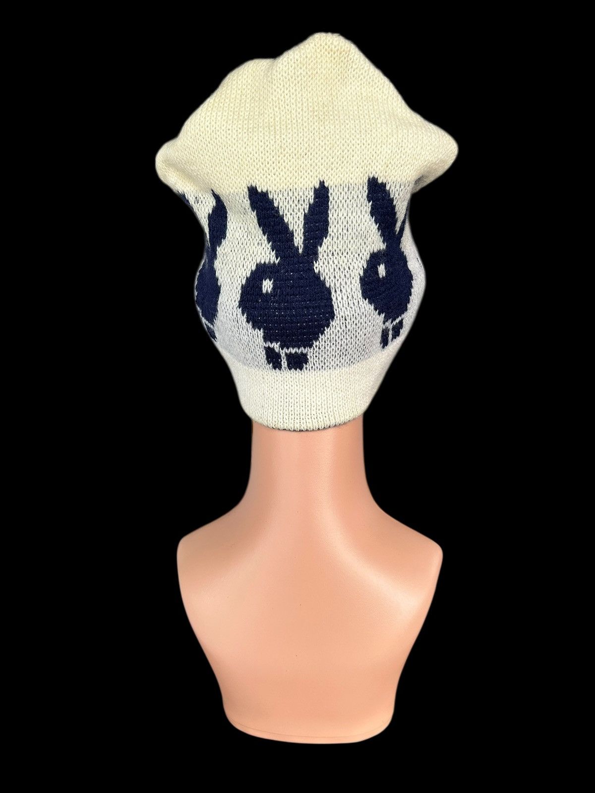 Japanese Brand × Kapital × Vintage Playboy Mohawk Knitted Vintage Beanie Hats Size ONE SIZE - 5 Thumbnail