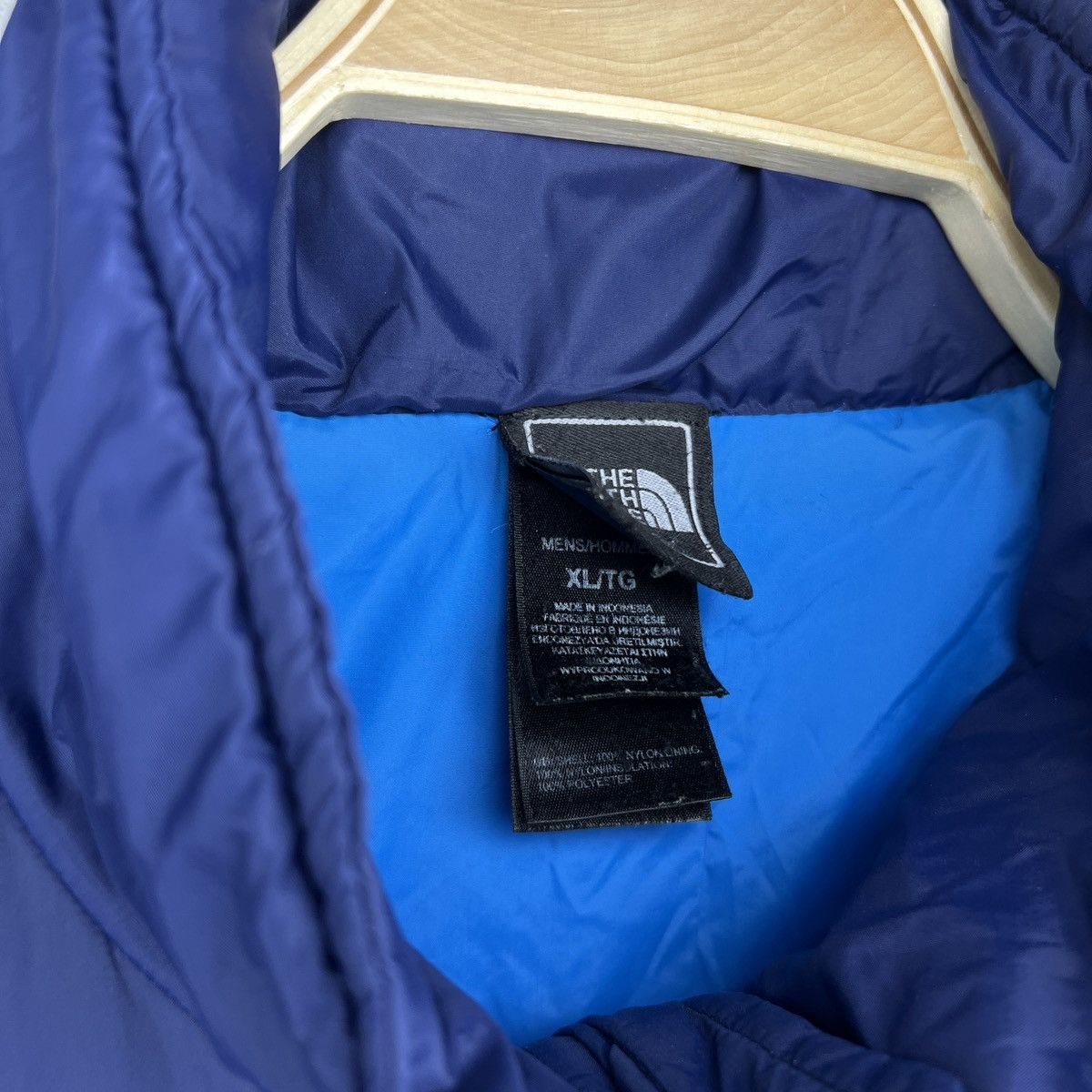 The North Face The North Face Puffer Light Jacket Navy Logo Size US XL / EU 56 / 4 - 6 Thumbnail