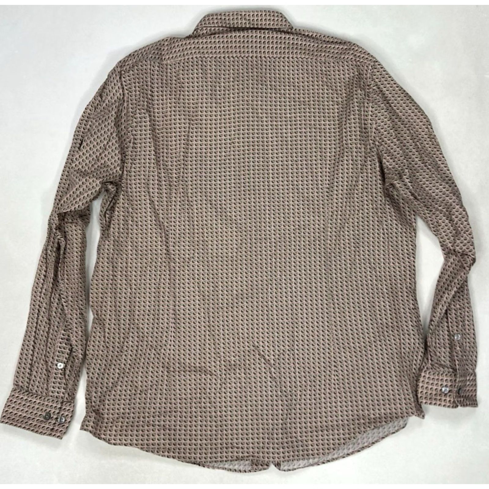 Hugo Boss VINTAGE Hugo Boss Button Up Shirt Men Slim XXL Beige Long Sleeve Size US XXL / EU 58 / 5 - 3 Thumbnail