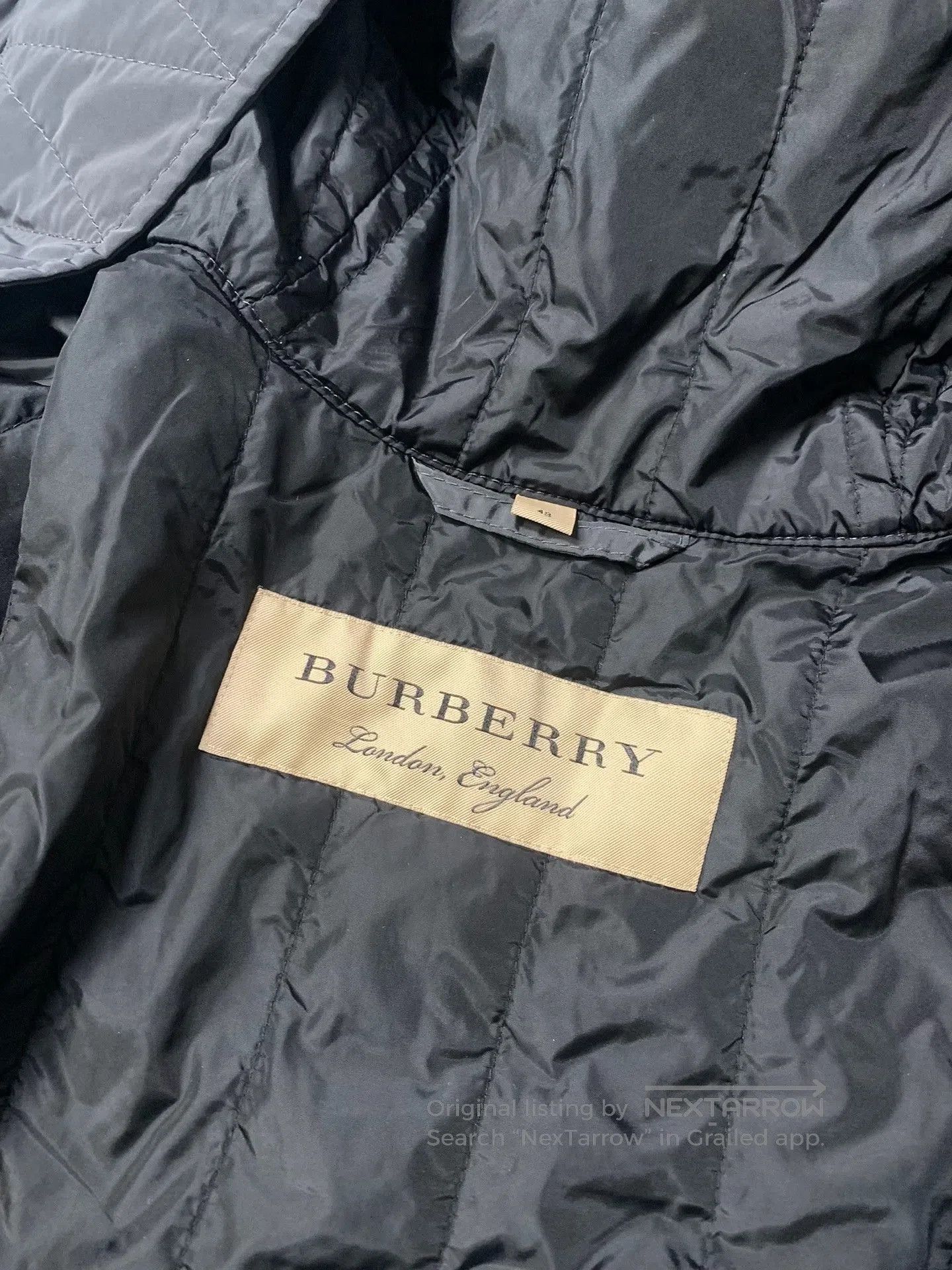 Burberry Burberry Metallic Nylon Long Fishtail Parka. Size US M / EU 48-50 / 2 - 4 Thumbnail
