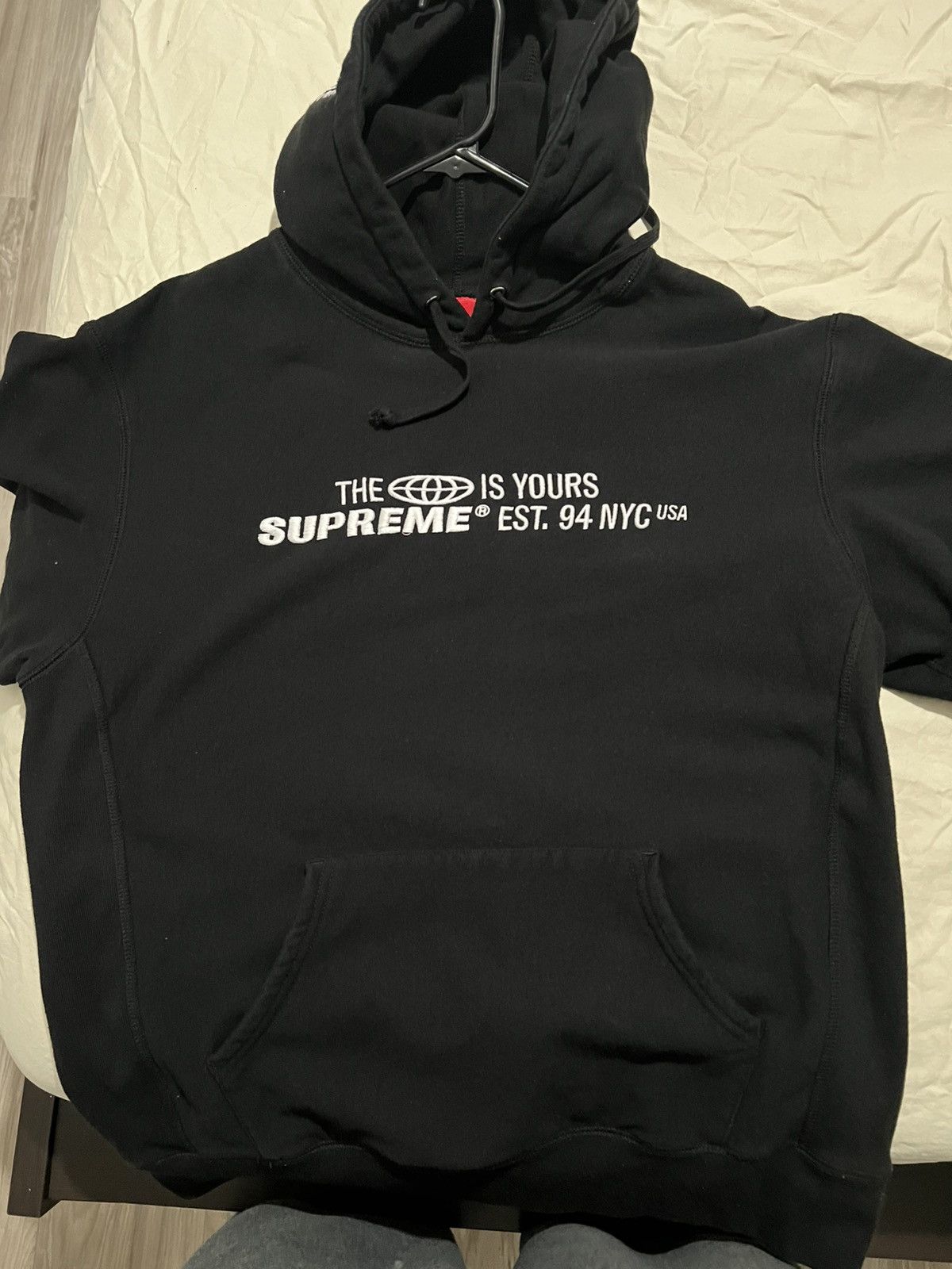 Supreme the world is yours hoodie hotsell