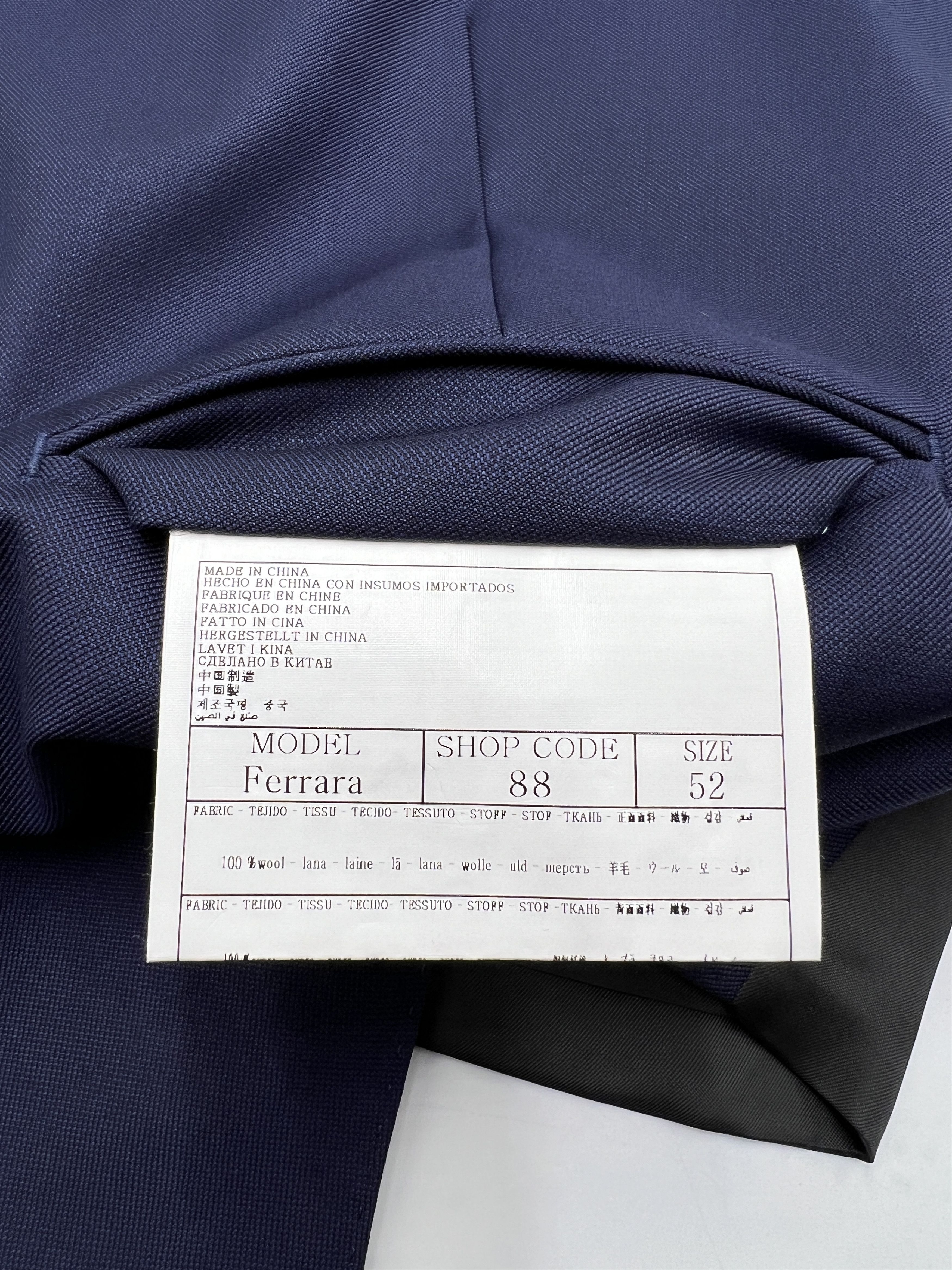 Suitsupply La Spalla Wool Formal Blazer Waistcoat Suit EU:52; UK/US:42R Size 42R - 13 Thumbnail