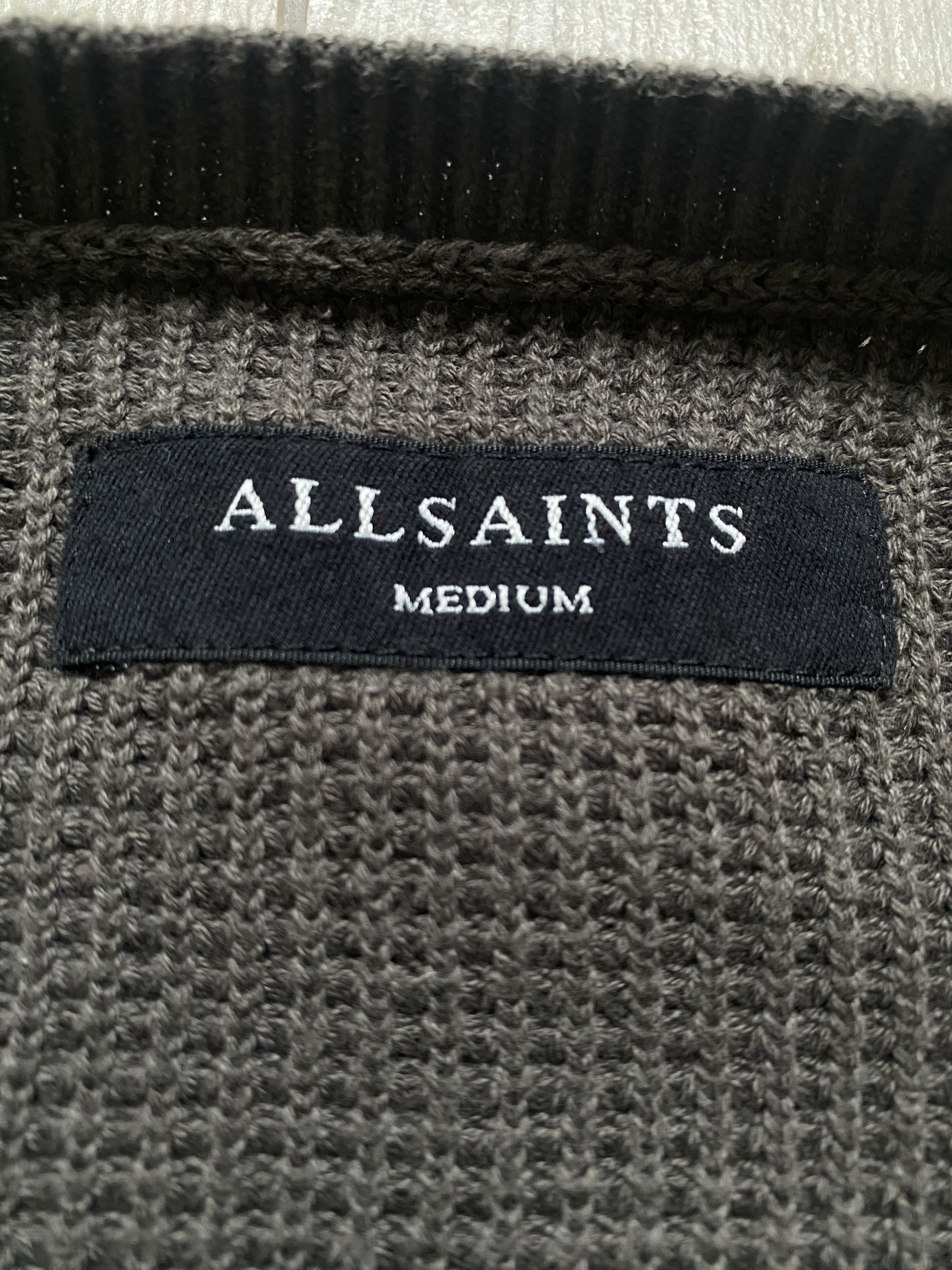 Allsaints × Japanese Brand AllSaints Grey Sweater Rare Luxury Luxury Avant-Garde Style Size US M / EU 48-50 / 2 - 3 Thumbnail