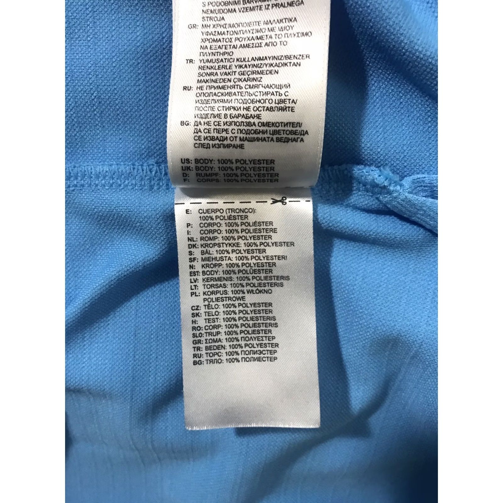 Adidas adidas Clima Lite Dri-Fit Golf Polo Shirt Blue L Mens Cardigan? Size US L / EU 52-54 / 3 - 7 Thumbnail