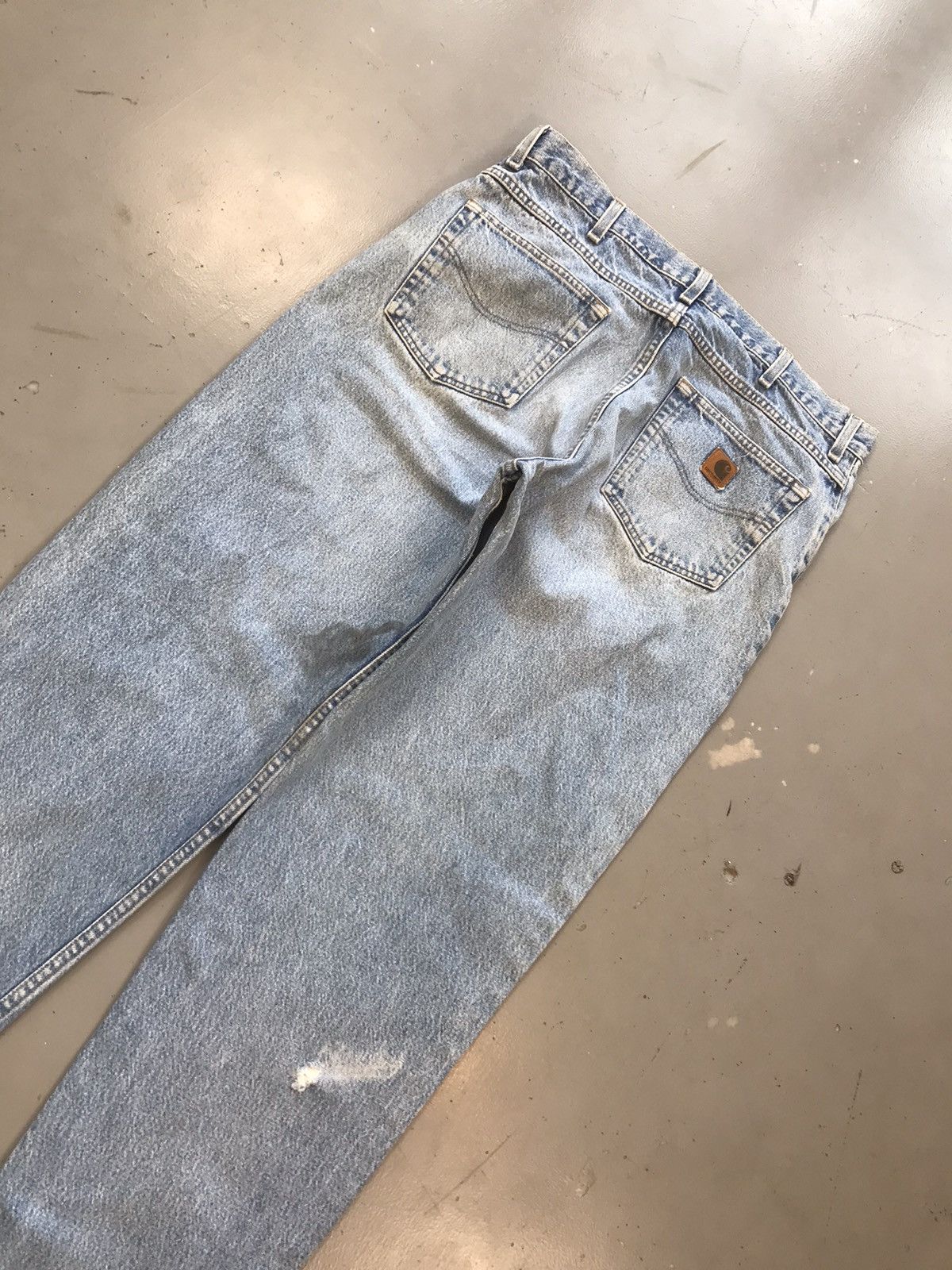Carhartt × Vintage Vintage Carhartt B17 DST carpenter denim Size US 38 / EU 54 - 11 Thumbnail