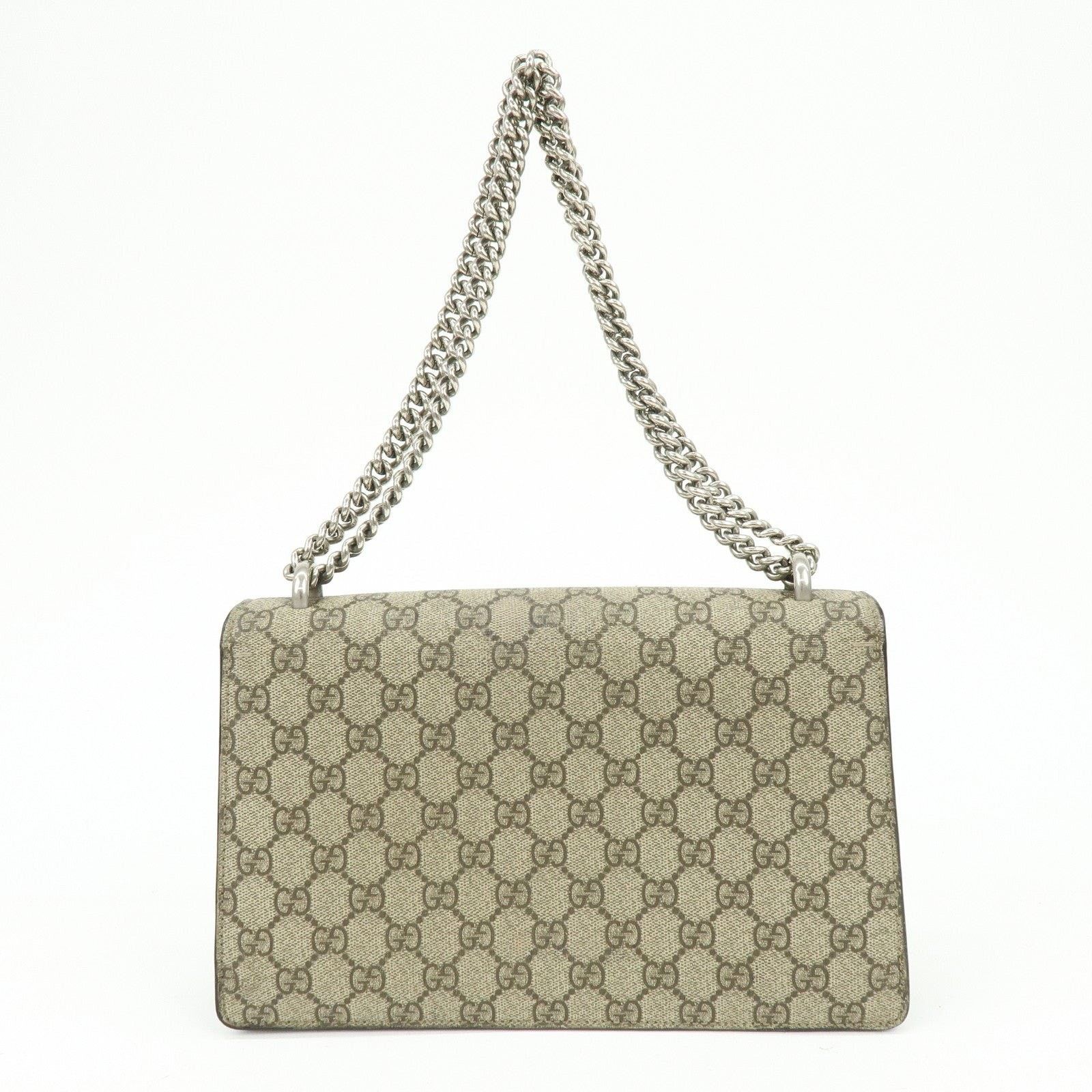 Gucci Gucci Dionysus GG Supreme Flap Bag Beige Size ONE SIZE - 2 Thumbnail